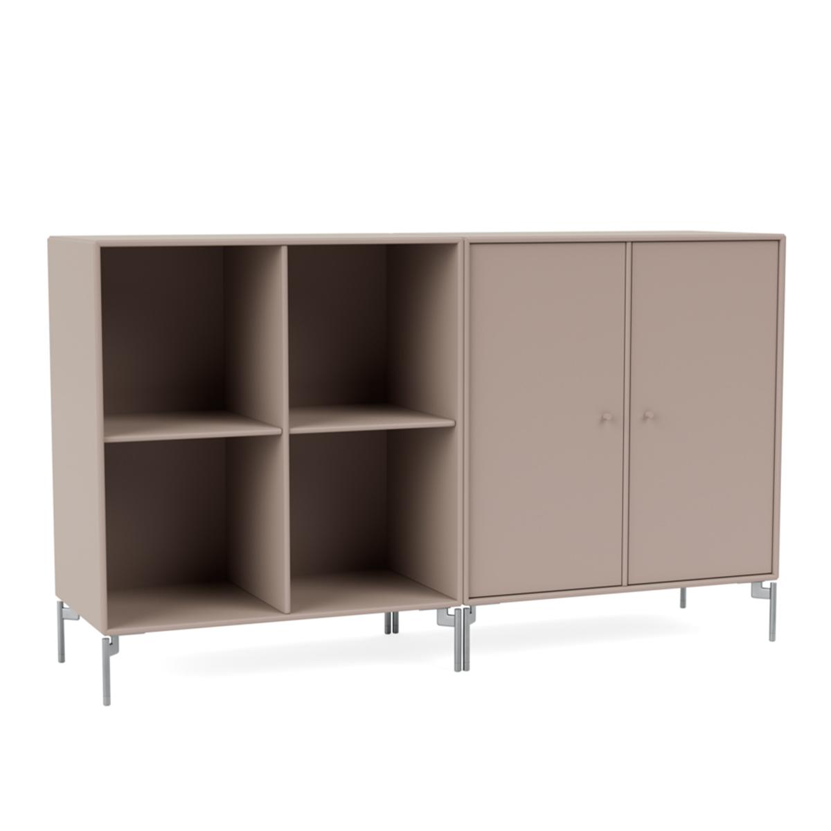 Montana - Pair Classic Sideboard - Mushroom / Matt Chrome Legs - Skänkar och sideboards - Peter J. Lassen - Beige