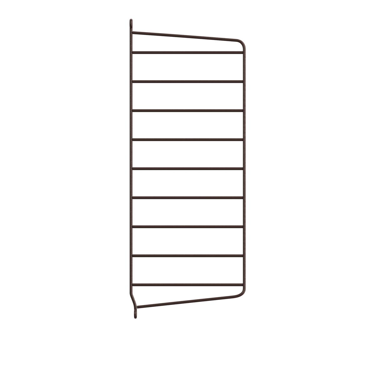 String - Väggavel 50 x 20 cm 1-pack mörkbrun - Hyllsystem - Nils Strinning - Brun - Metall