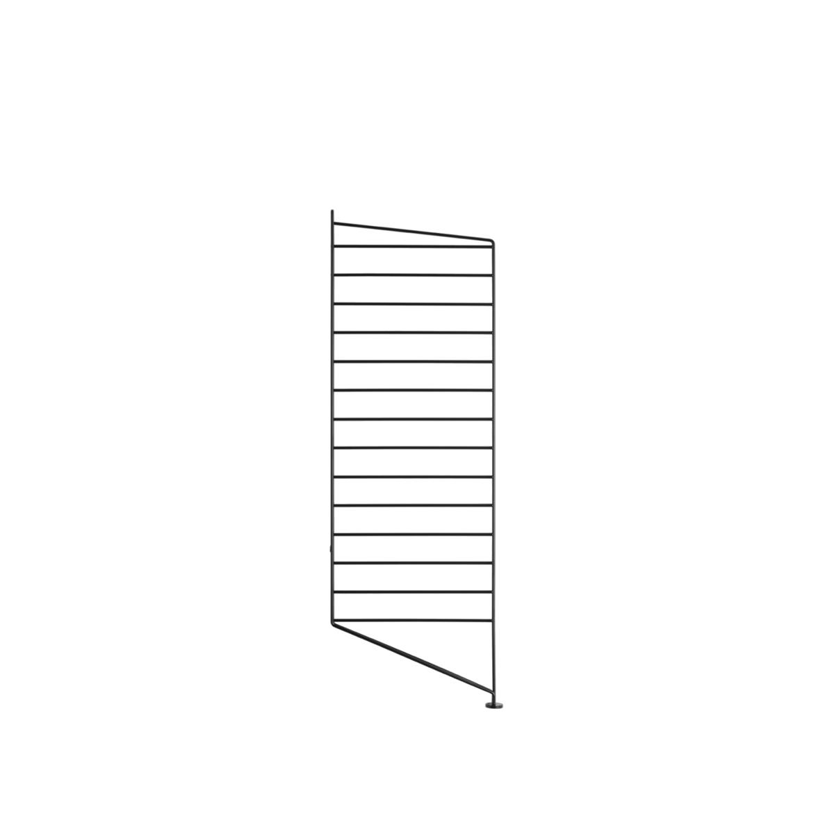 String - Golvgavel 85 x 30 cm 1-pack svart - Hyllsystem