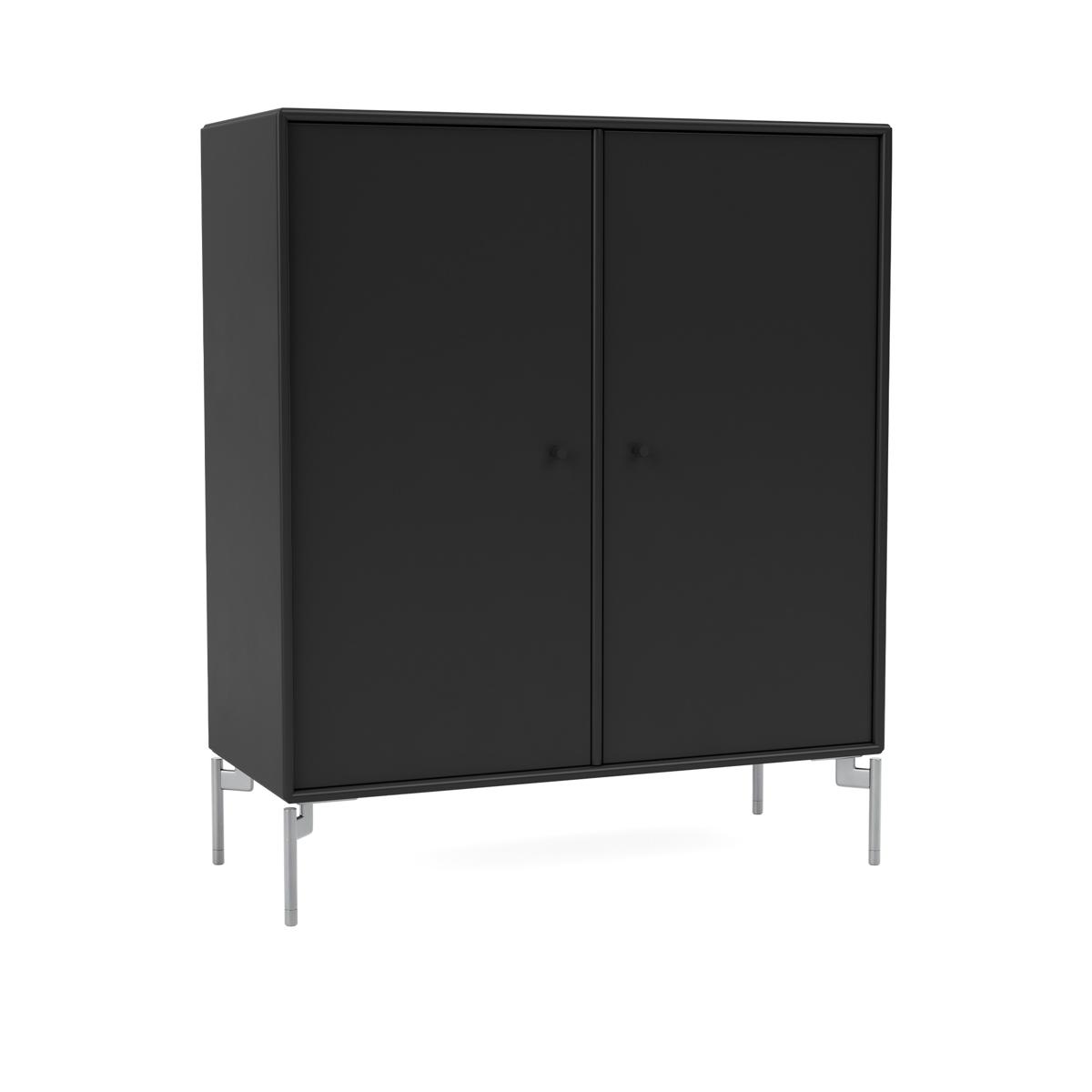 Montana - Cover Cabinet 05-Black Matt Chrome - Skåp och vitrinskåp - Peter J. Lassen - Svart - Trä
