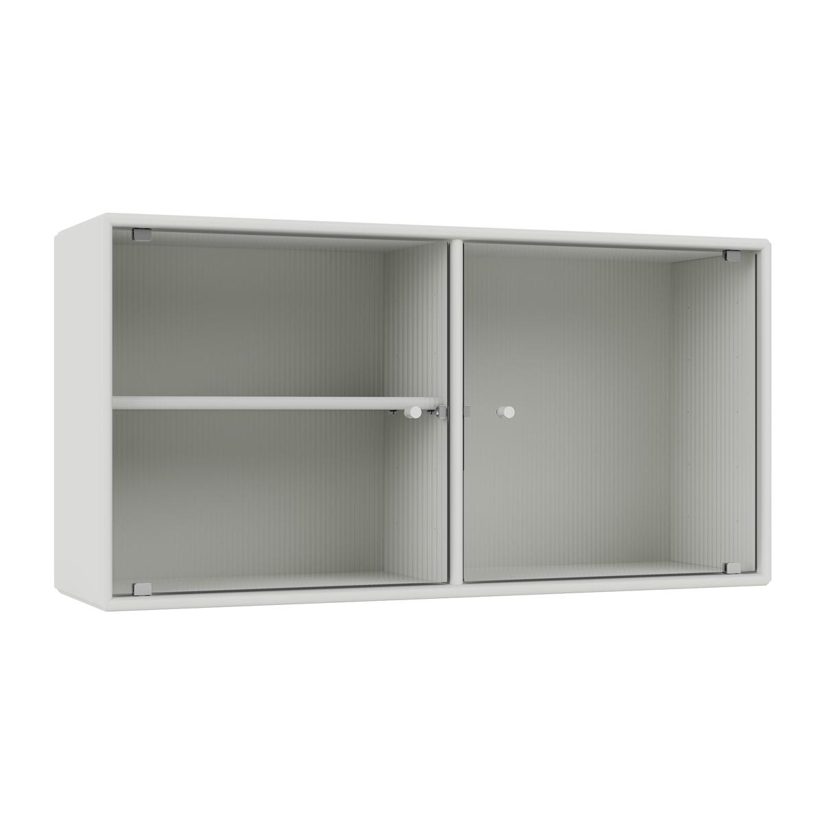 Montana - Ripple I Vitrine Cabinet 09-Nordic 04 Suspension Rails - Skåp och vitrinskåp - Peter J. Lassen - Vit - Glas/Trä