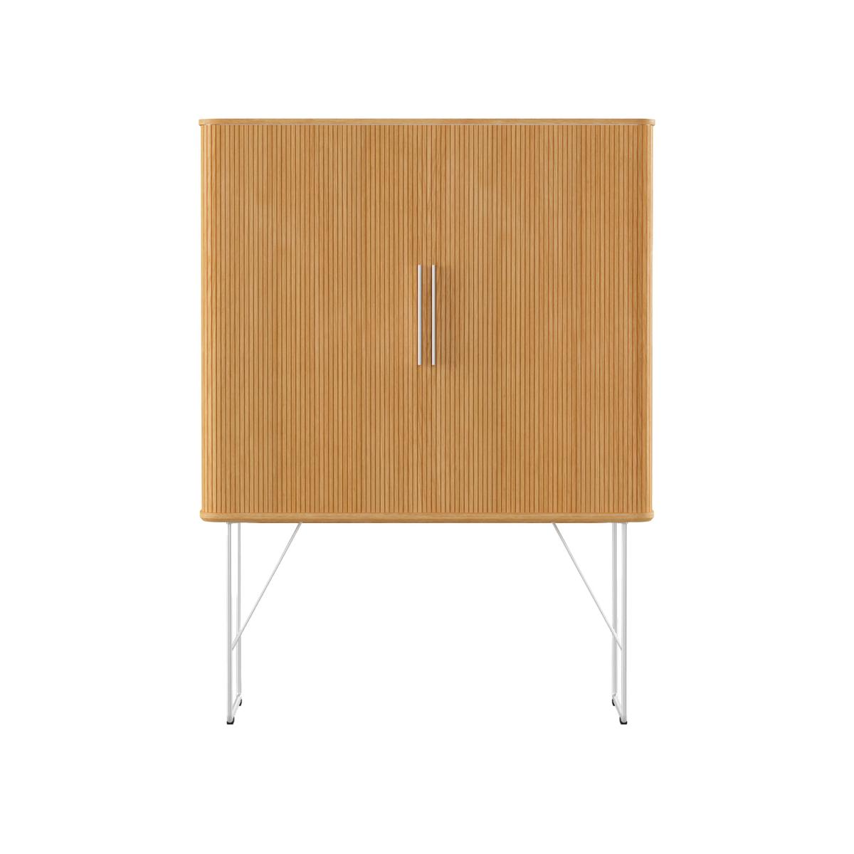 Naver Collection - AK 2740 Cabinet, Oak Lacq - Skåp och vitrinskåp - Nissen & Gehl - Träfärgad - Metall/Trä