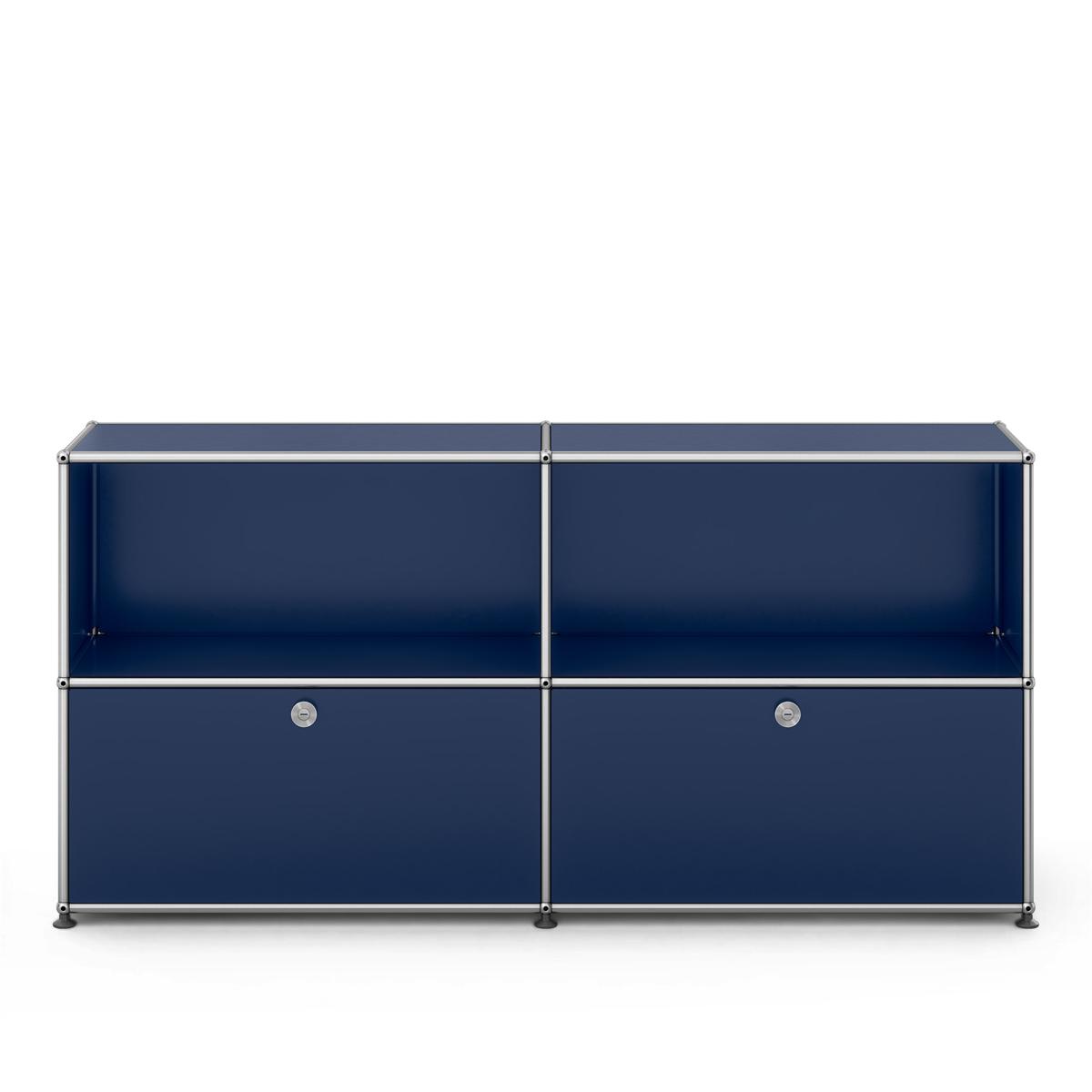 USM - USM Haller Sideboard C2 Steel Blue - Skänkar och sideboards - Fritz Haller & Paul Schärer - Blå
