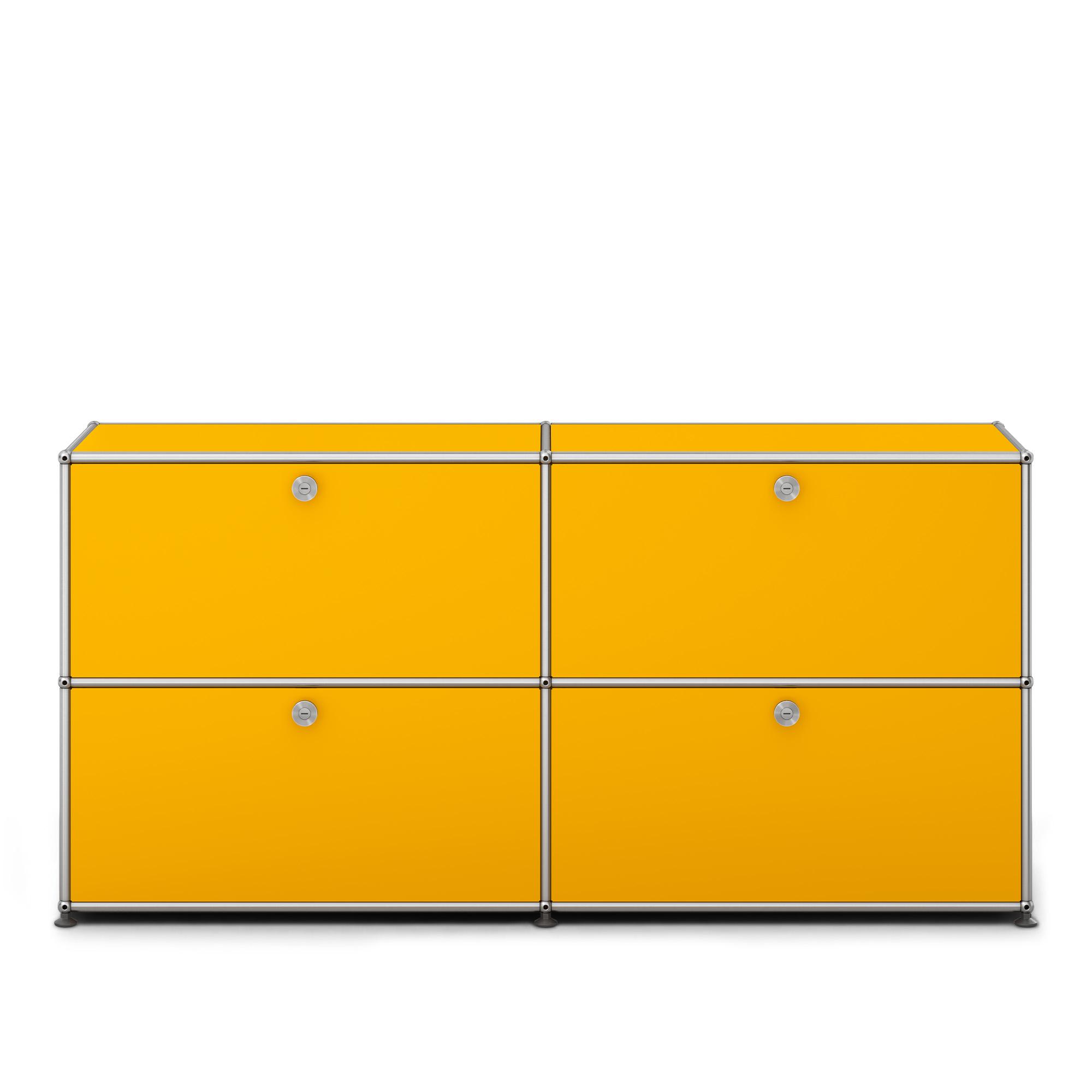 USM - USM Haller Sideboard E2 Golden Yellow - Sideboards - Fritz Haller & Paul Schärer - Gul - Metall