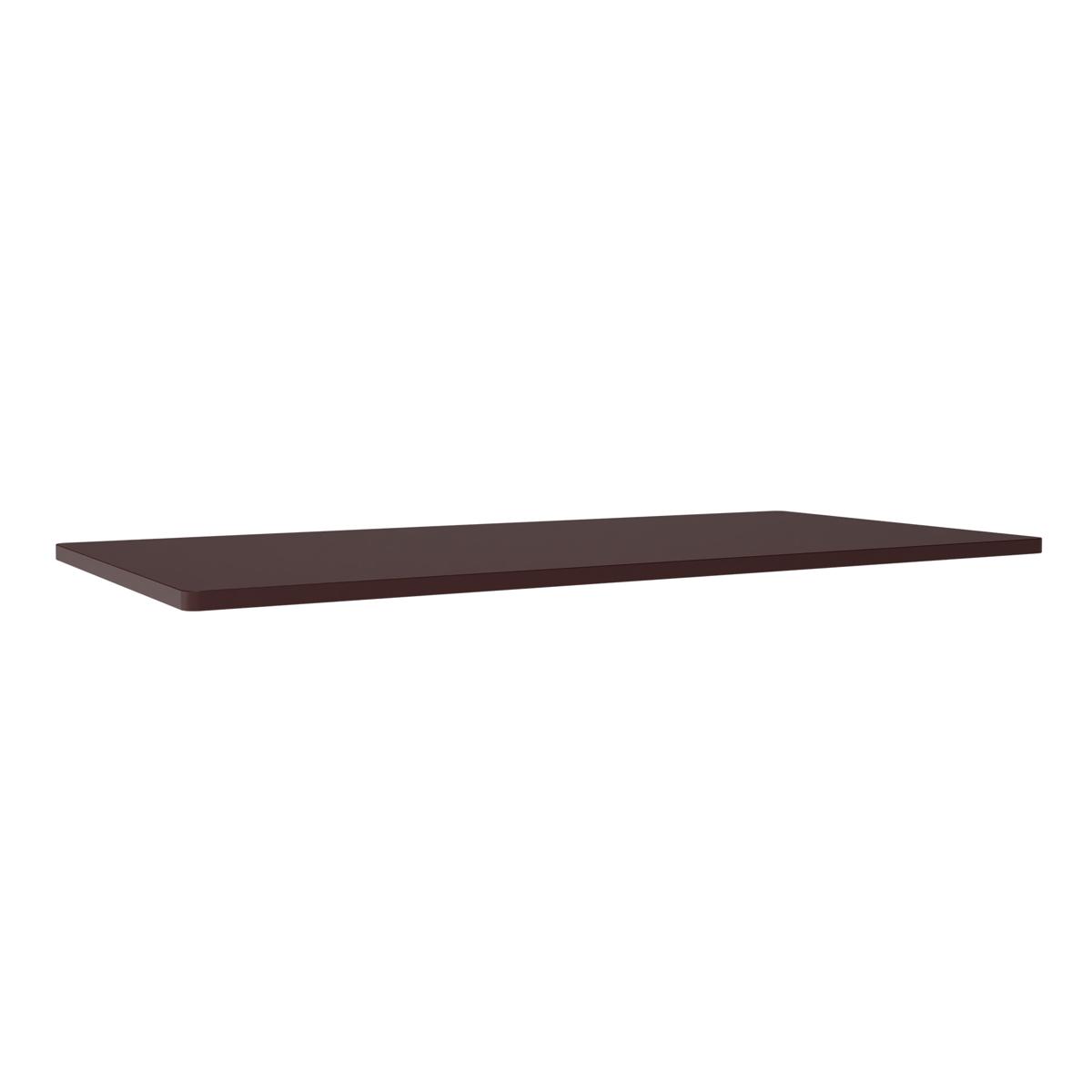 Montana - Panton Wire Extended toppskiva, djup 34,8 cm - Black Red - Hyllsystem - Verner Panton - Svart
