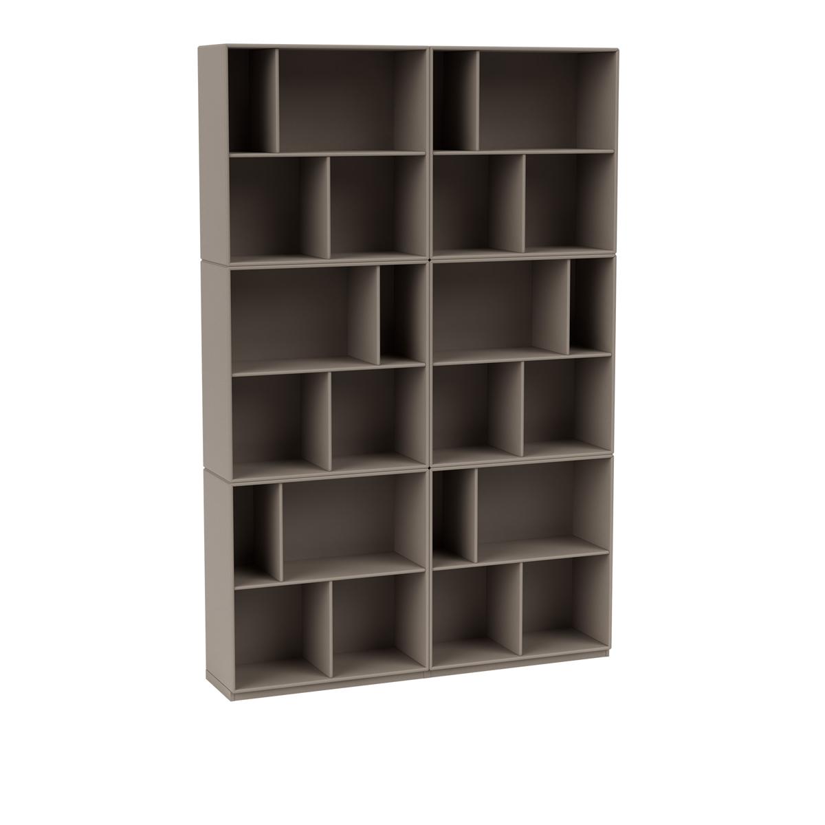 Montana - Read Spacious Bookshelf 141-Truffle 06 Plinth 3 cm - Hyllor - Peter J. Lassen - Beige - Trä