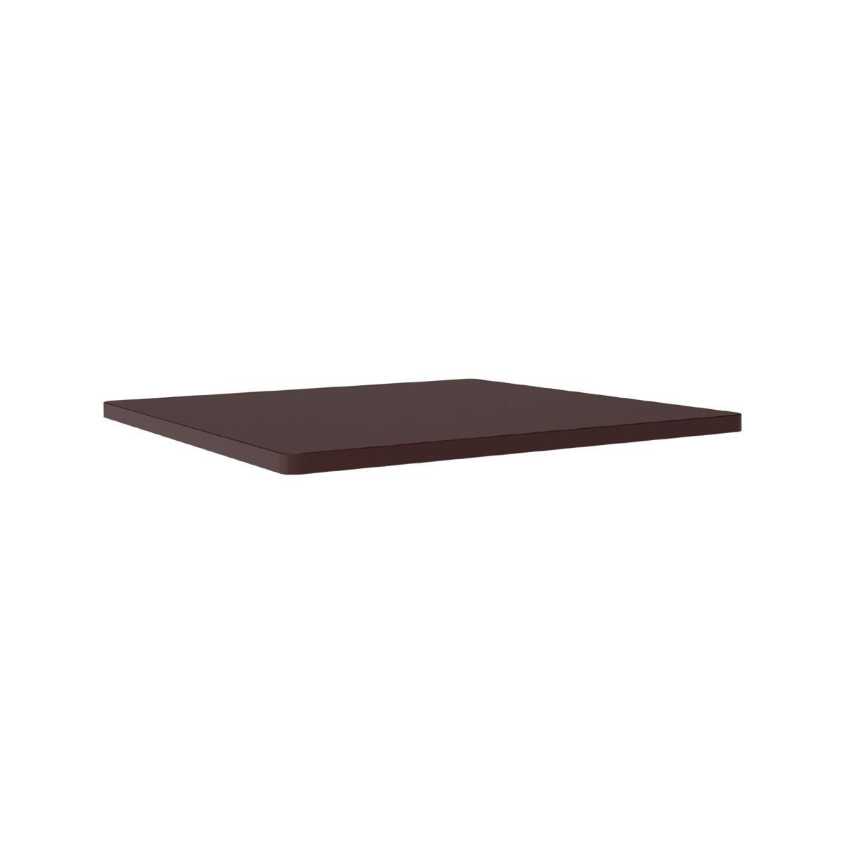 Montana - Panton Wire Single toppskiva, djup 34,8 cm - Black Red - Hyllor & Hyllsystem - Verner Panton - Svart