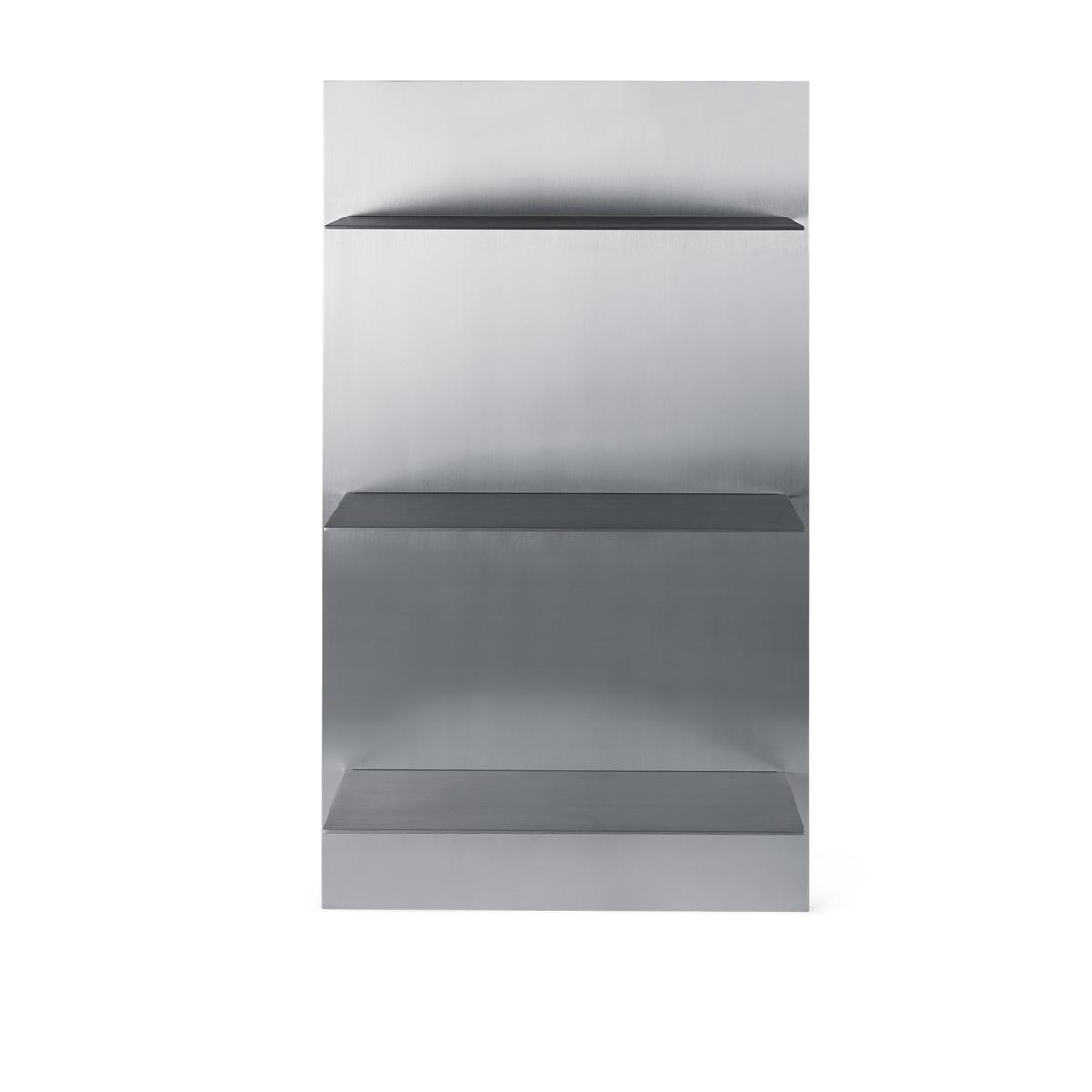 Ferm Living - Lager Wall Shelf - Triple - Aluminium - Vägghyllor - Silver - Metall