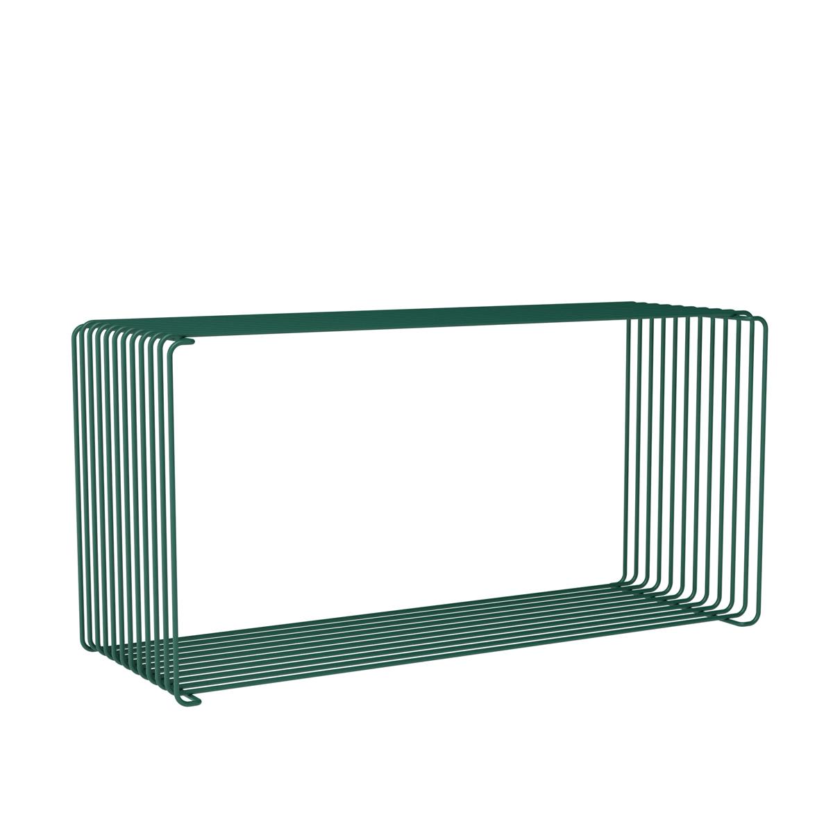 Montana - Panton Wire Extended hylla, djup 25,7 cm - Pine - Hyllor & Hyllsystem - Verner Panton - Grön - Metall