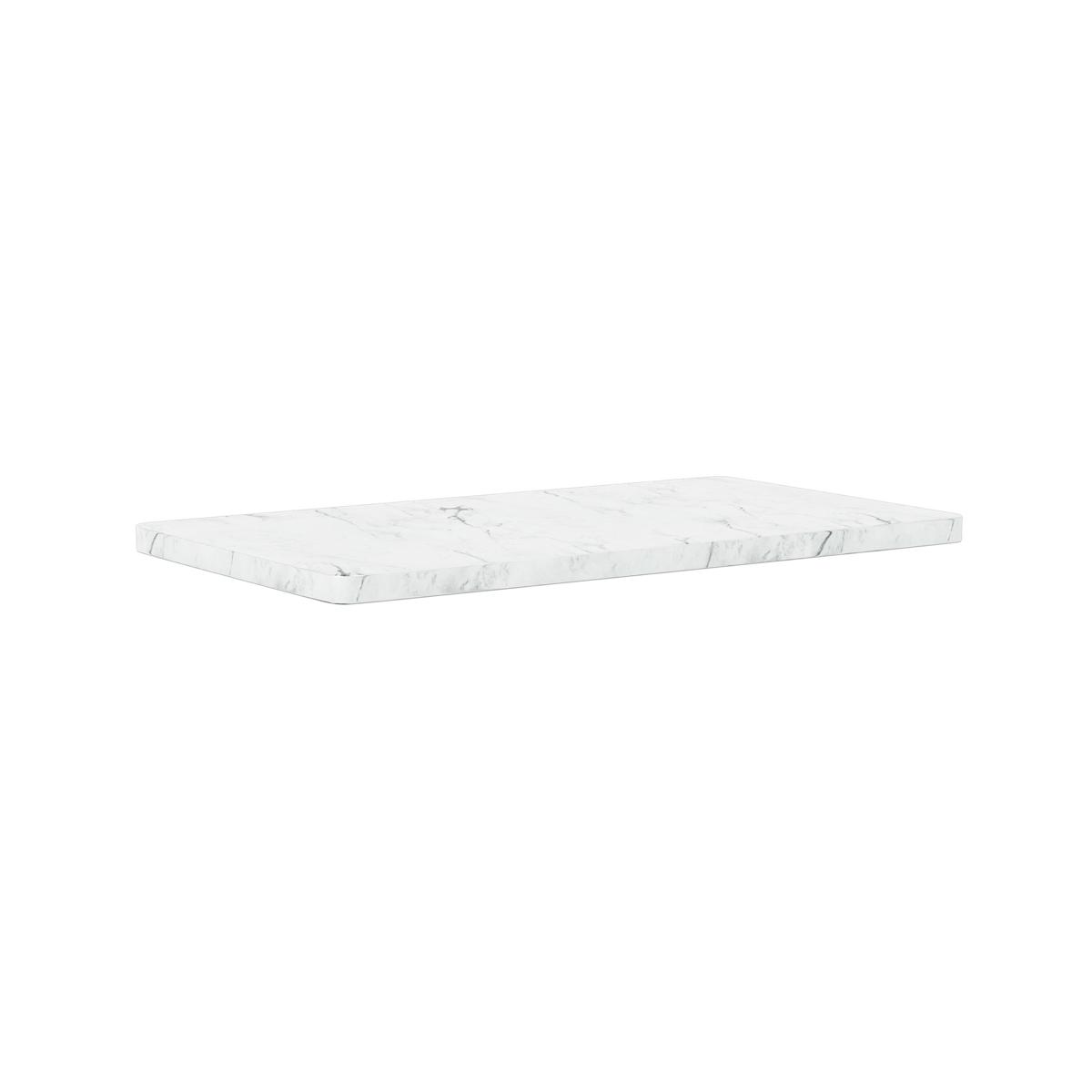 Montana - Panton Wire Single toppskiva marmor, djup 18,8 cm - White - Hyllor & Hyllsystem - Verner Panton - Vit - Sten