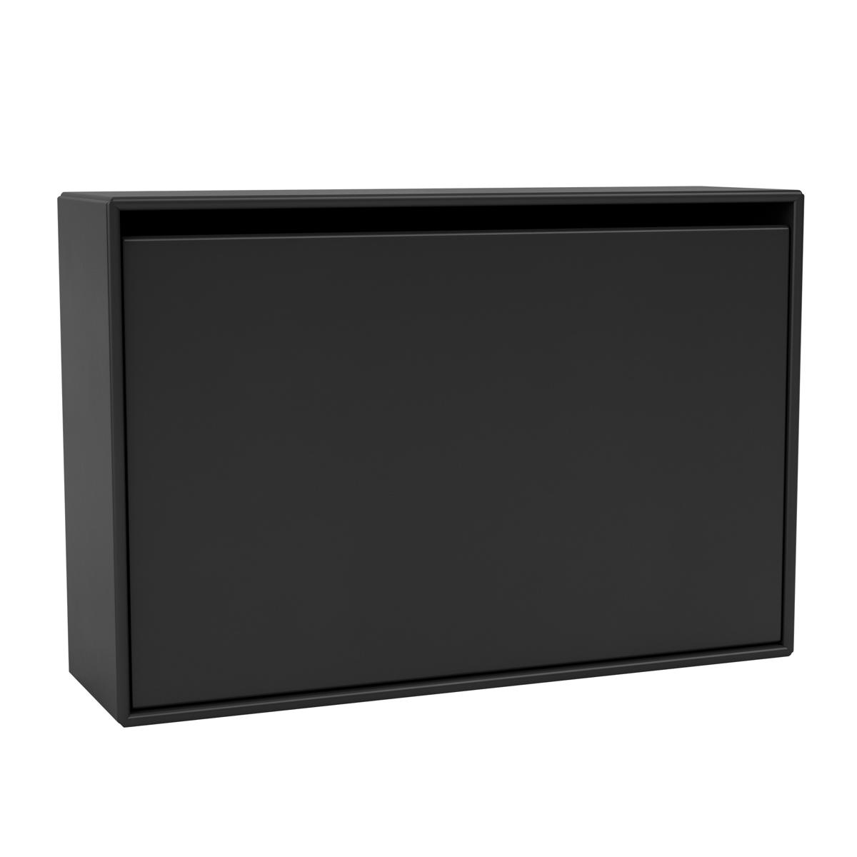 Montana - Hide Shoe Cabinet 05-Black 04 Suspension Rails - Hatthyllor och skohyllor - Peter J. Lassen - Svart - Trä