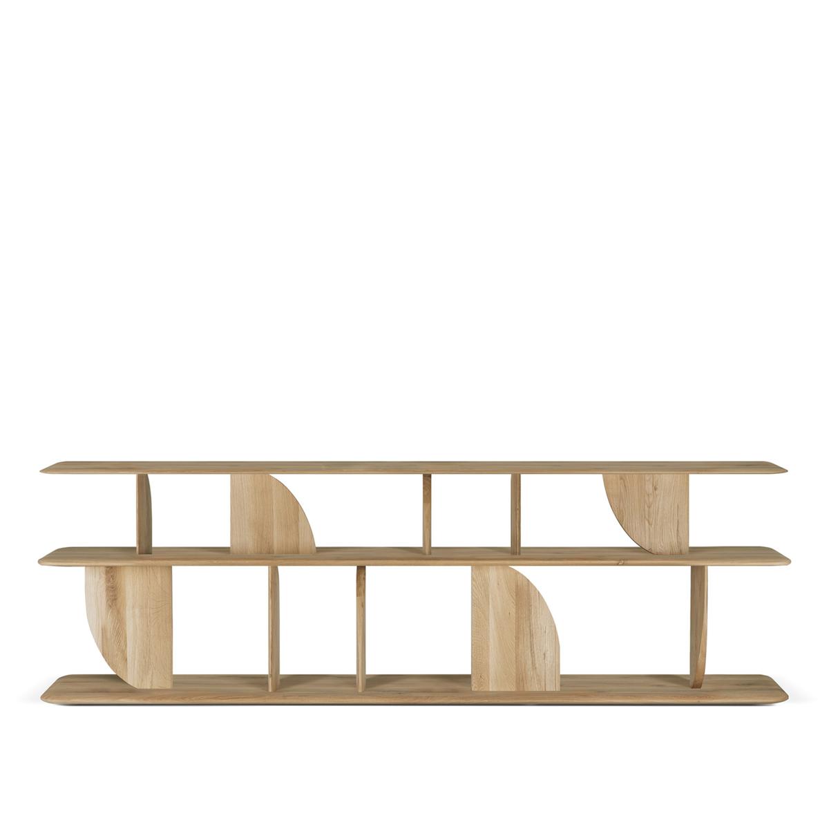 Ethnicraft - Geometric Console - Oak 210 x 35 x 67 - Hyllor & Hyllsystem - Alain Van Havre - Träfärgad - Trä