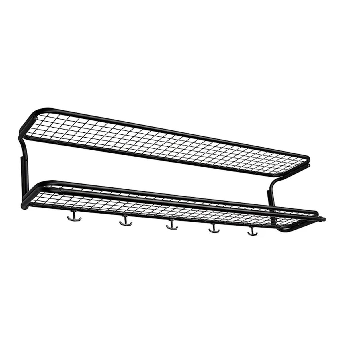 Essem Design - Classic 650 Hatthylla Svart/Svart, 120 cm - Hatthyllor och skohyllor - Gunnar Bolin - Svart - Metall/Plast