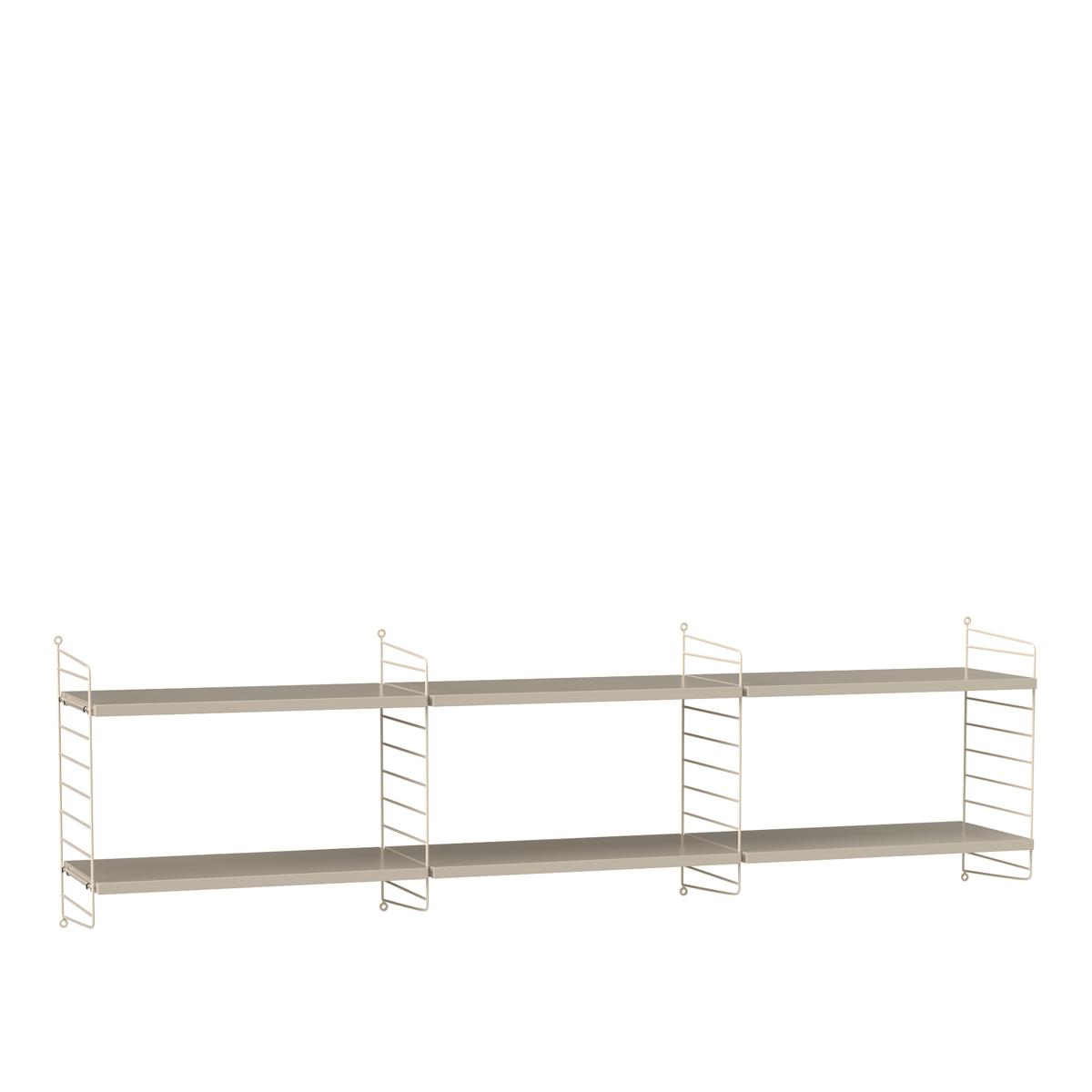 String - Vardagsrum Hyllsystem O Beige / Beige - Beige