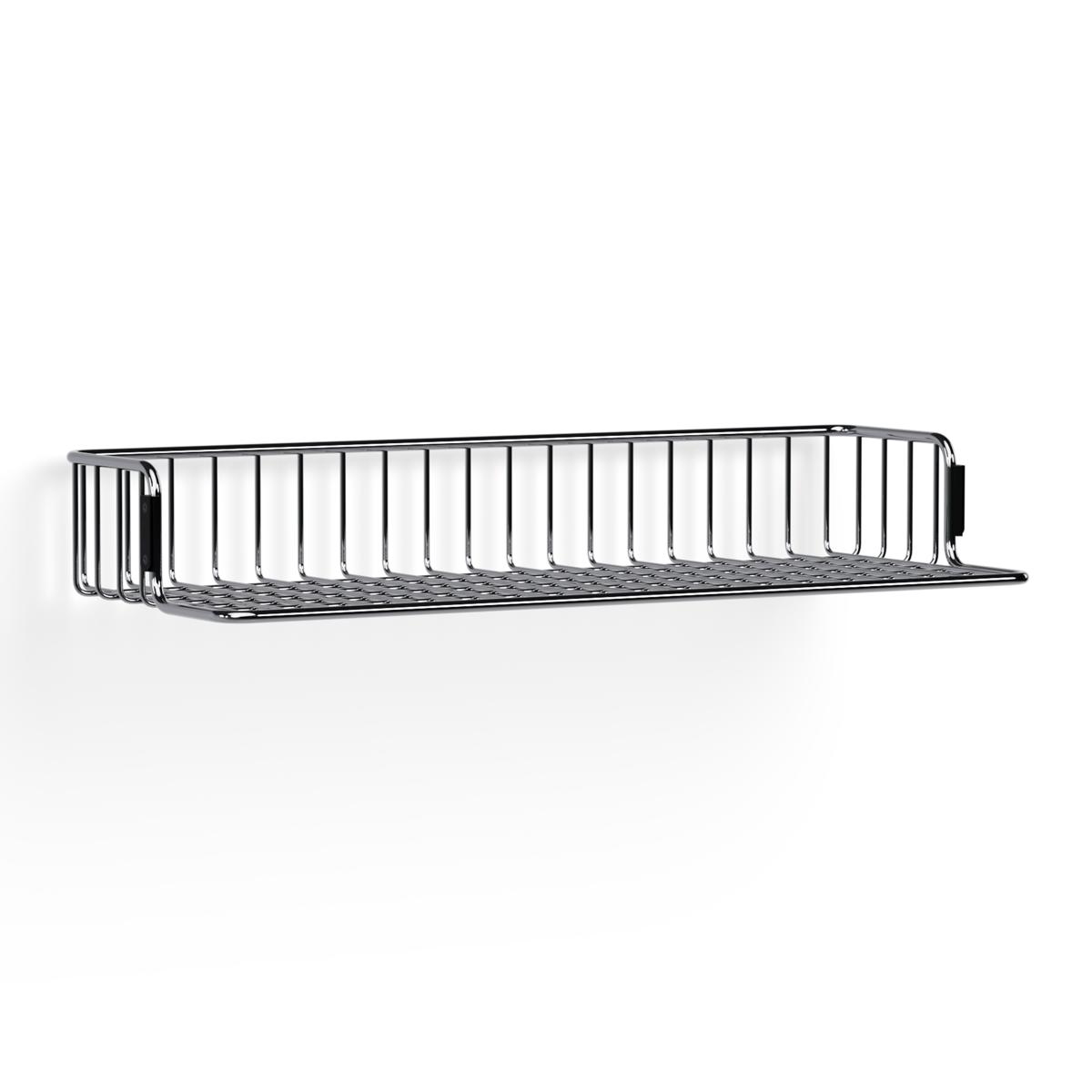 HAY - Pier System Wire Shelf - Chromed Steel - Hyllor & Hyllsystem - Silver - Metall