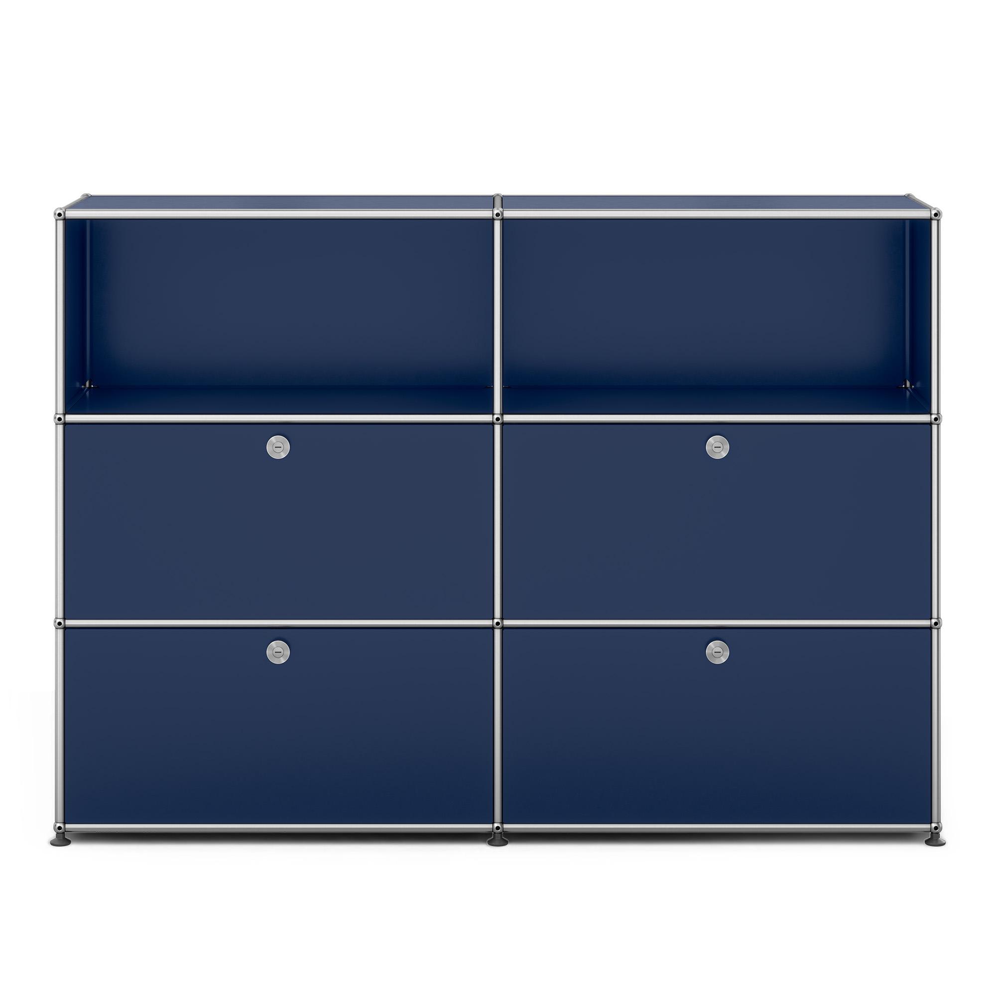 USM - USM Haller M64 34 Steel Blue - Sideboards - Fritz Haller & Paul Schärer - Blå - Metall