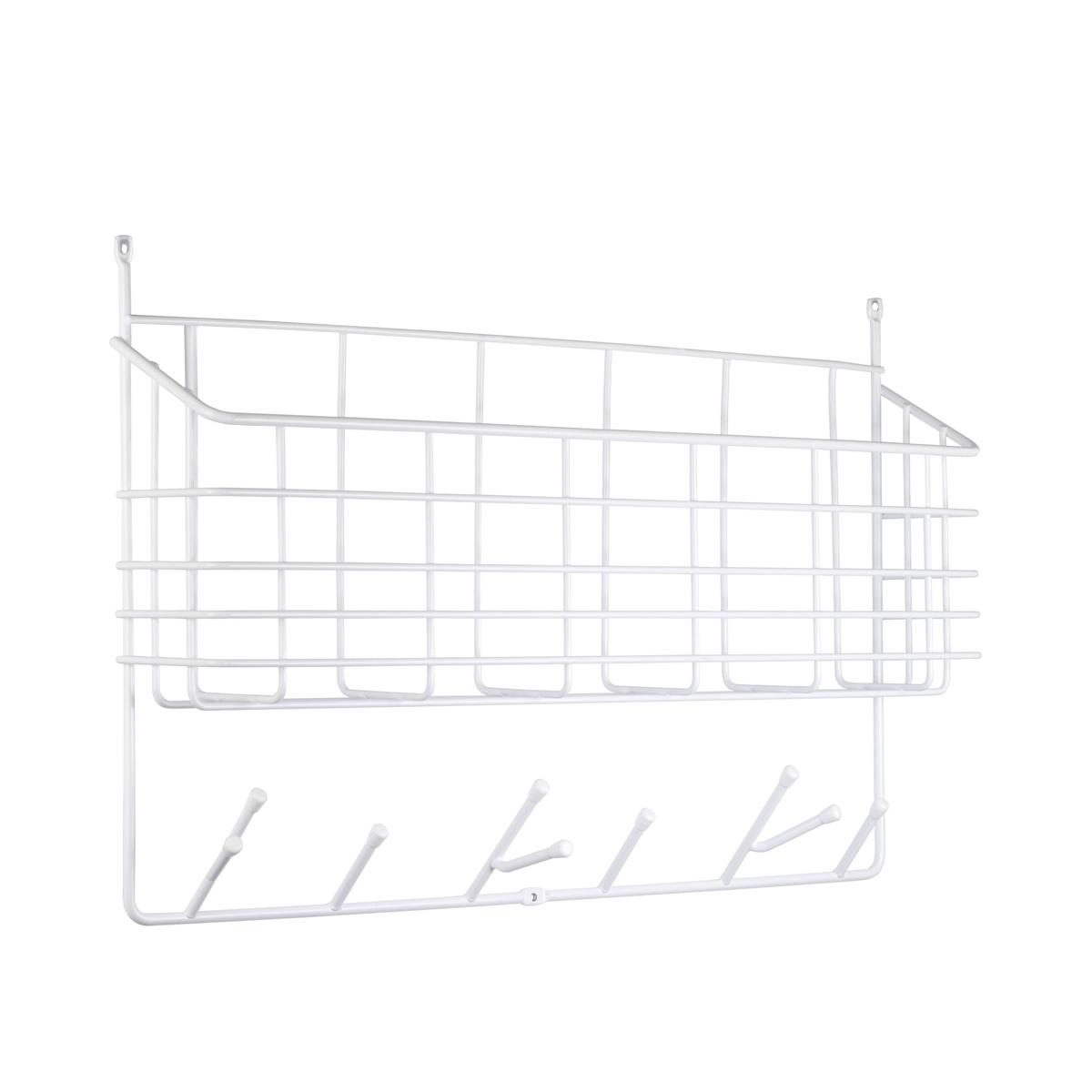 Maze Interior - Mitten Shelf, White - Hyllor & Hyllsystem - Vit - Metall