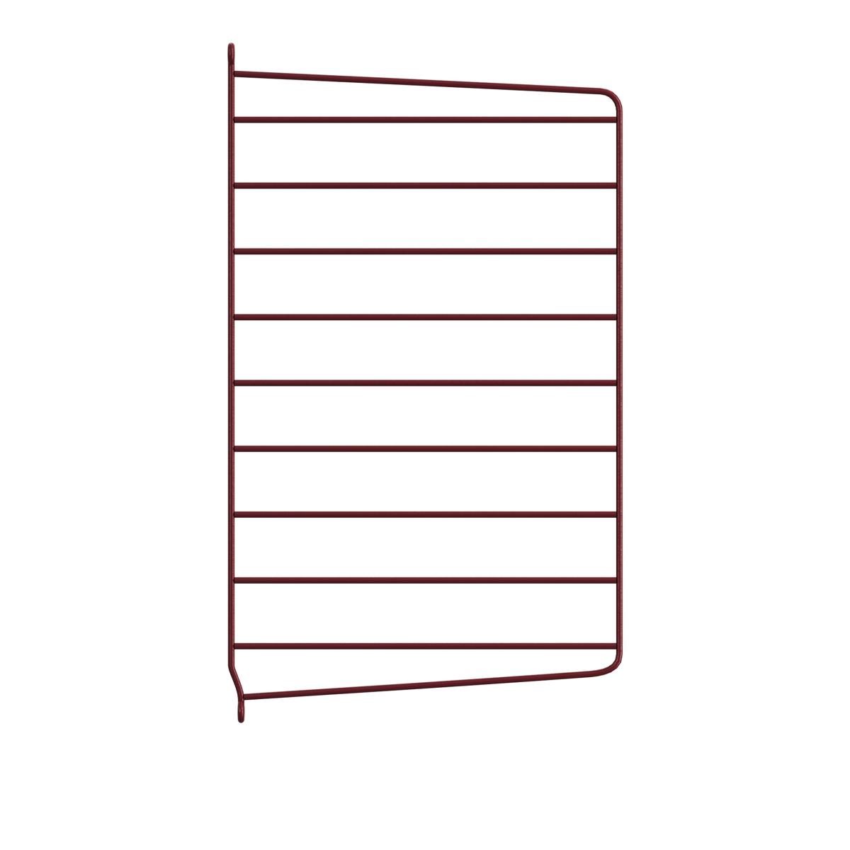 String - Väggavel 50 x 30 cm 1-pack mörkröd - Hyllor & Hyllsystem - Röd - Metall
