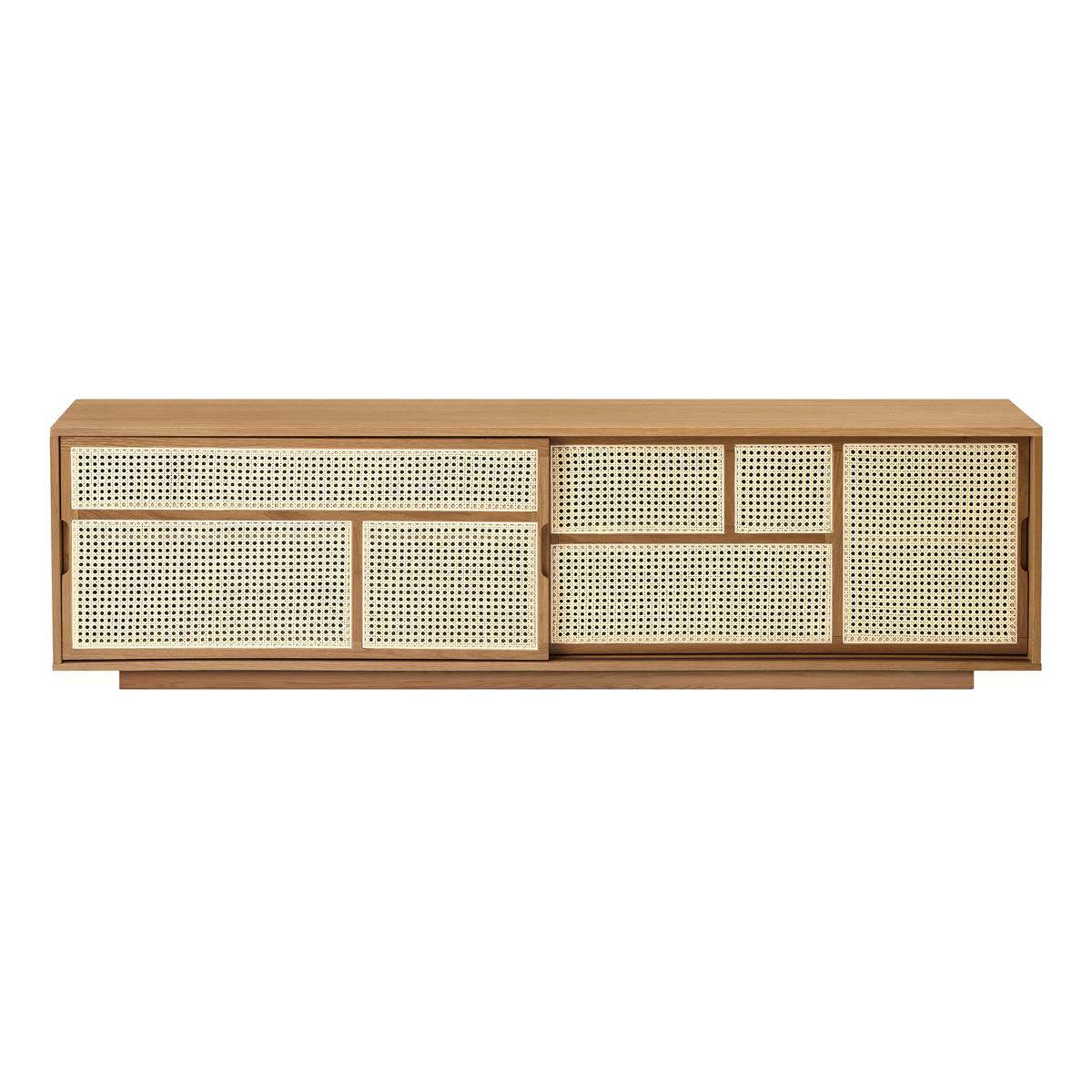 Design House Stockholm - Air Sideboard Low Oak - Skänkar och sideboards - Mathieu Gustafsson - Naturmaterial/Trä