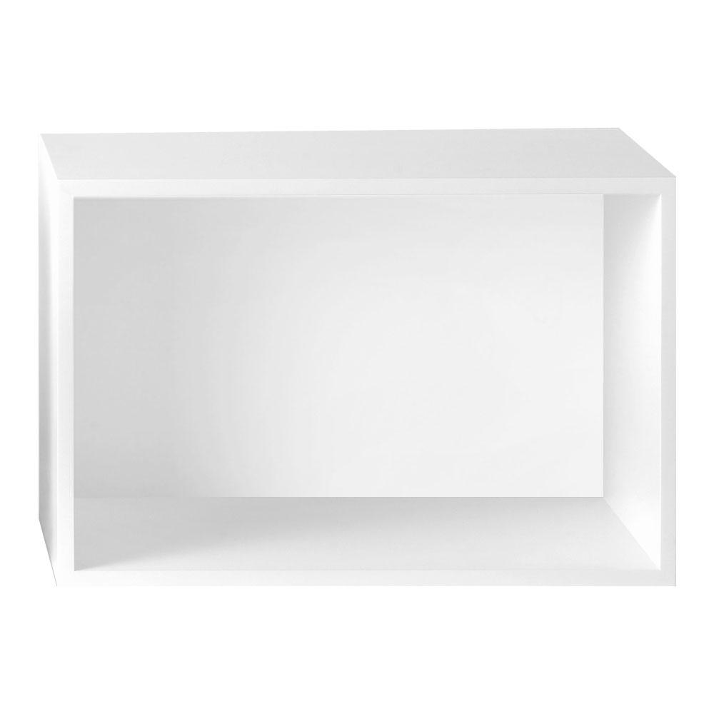 Muuto - Stacked 2.0 White Backboard Large - Hyllor - Julien De Smedt - Vit