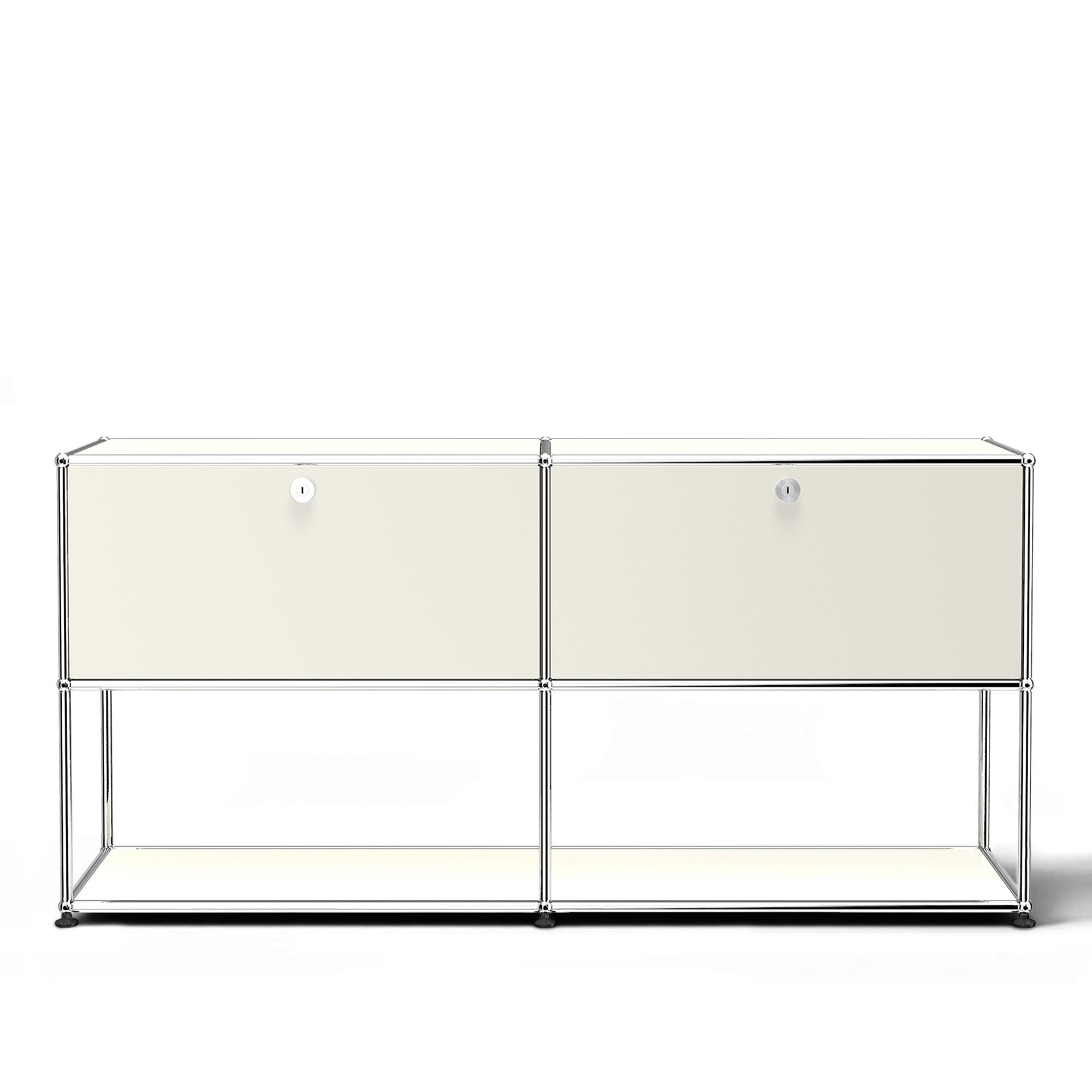 USM - USM Haller 40 Sideboard Pure White - Sideboards - Fritz Haller & Paul Schärer - Vit - Metall