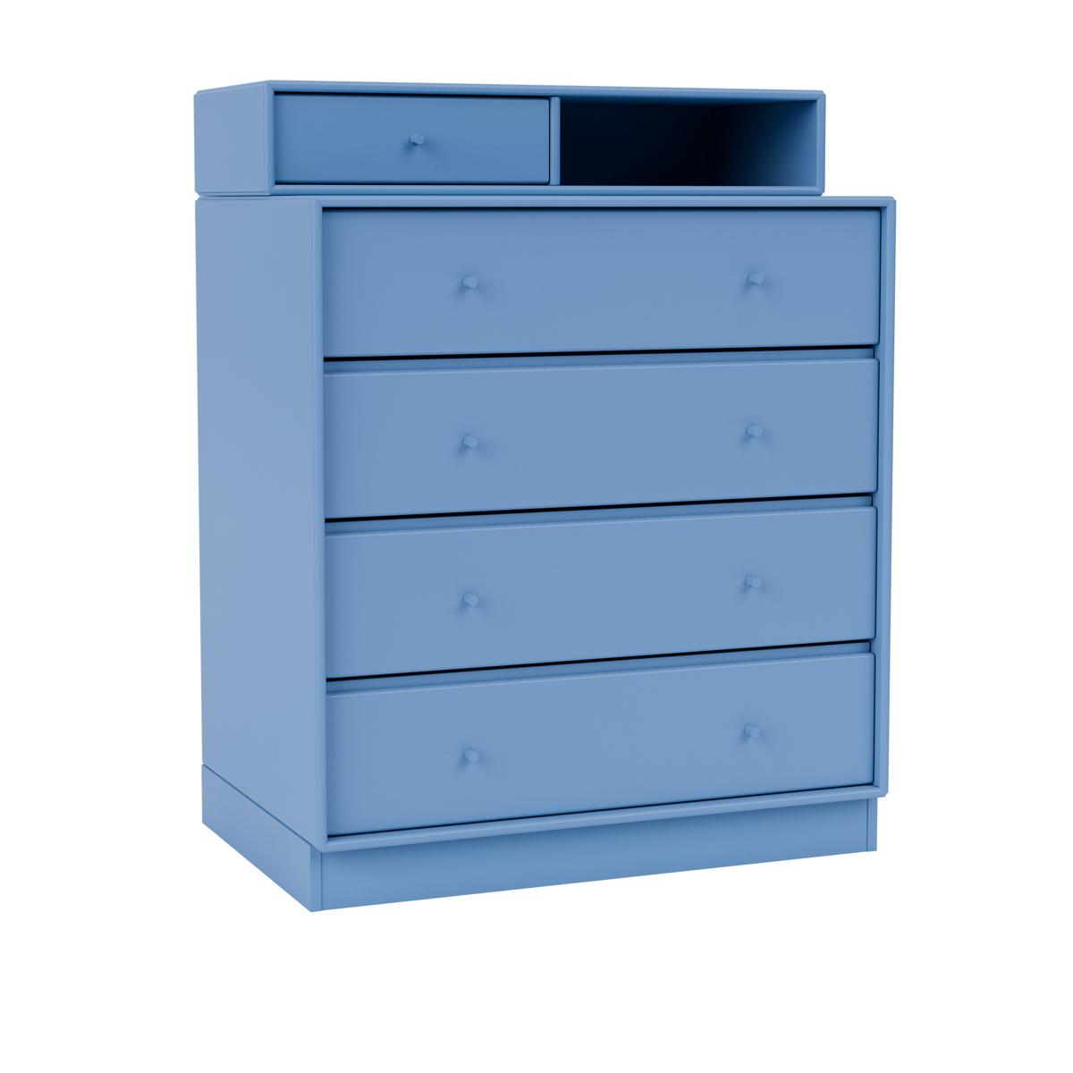 Montana - Keep Chest Of Drawers 154-Azure 07 Plinth 7 cm - Byråer - Peter J. Lassen - Blå - Trä