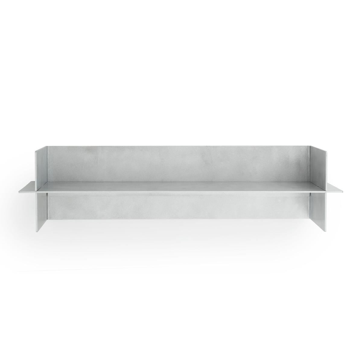 Normann Copenhagen - Alu Shelf 80 cm Aluminum - Vägghyllor - Simon Legald - Silver - Metall