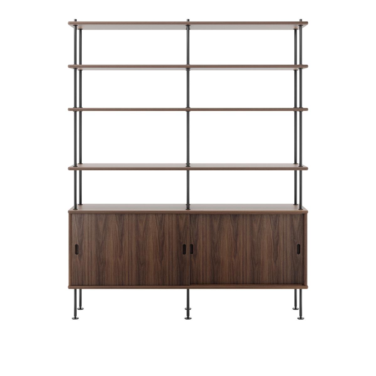 Carl Hansen - BM0253 150 x 189 cm, Oljad Valnöt - Hyllor - Børge Mogensen - Träfärgad - Metall/Trä