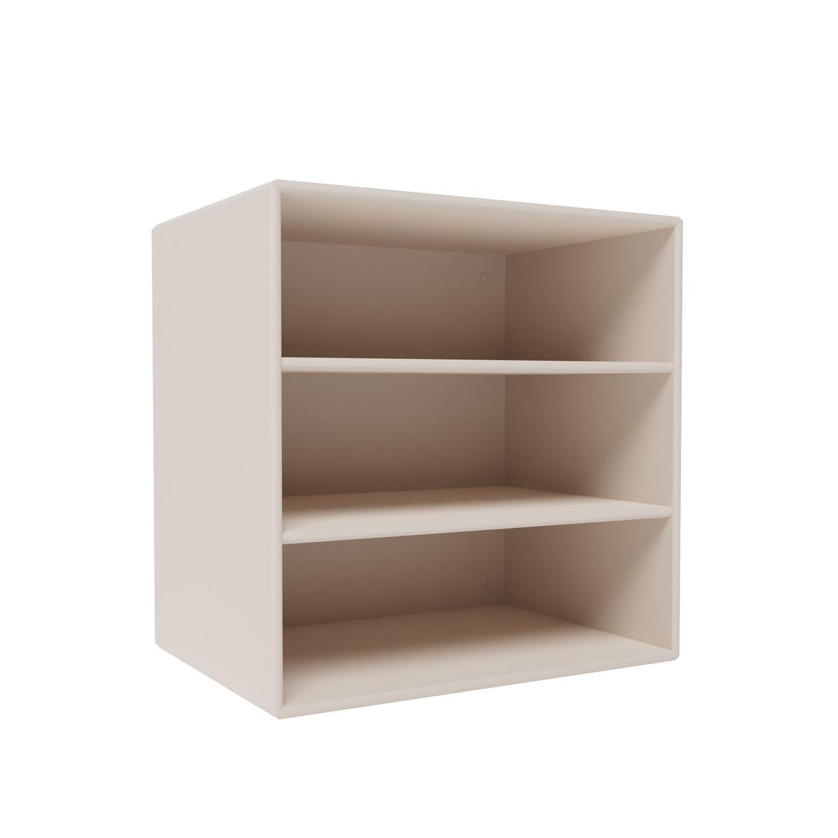 Montana - Montana Mini 1004 - Module With Horisontal Shelves - Clay - Hyllor & Hyllsystem - Peter J. Lassen - Grå