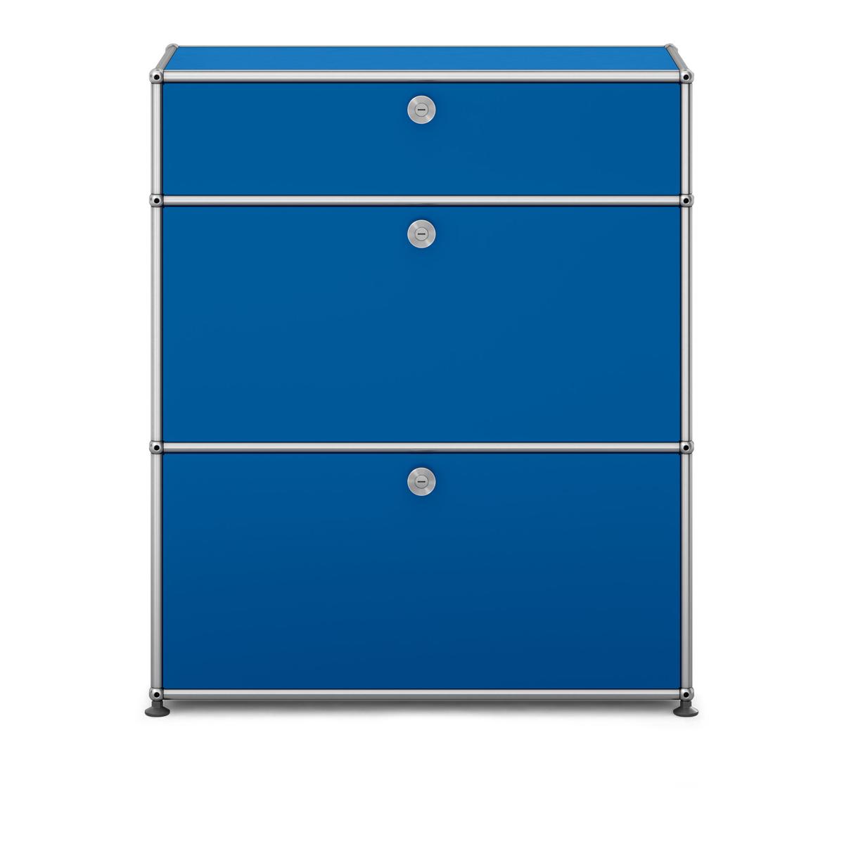 USM - USM Haller Shelf M25 Gentian Blue - Byråer - Fritz Haller & Paul Schärer - Blå