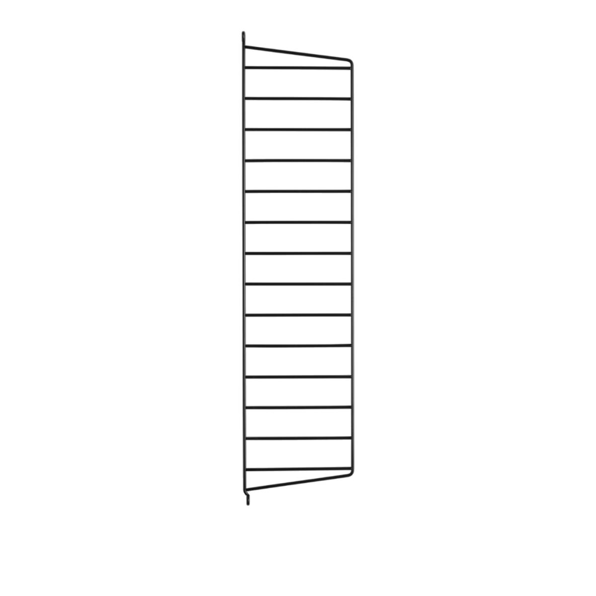 String - Väggavel 75 x 20 cm 1-pack svart - Hyllsystem - Svart - Metall