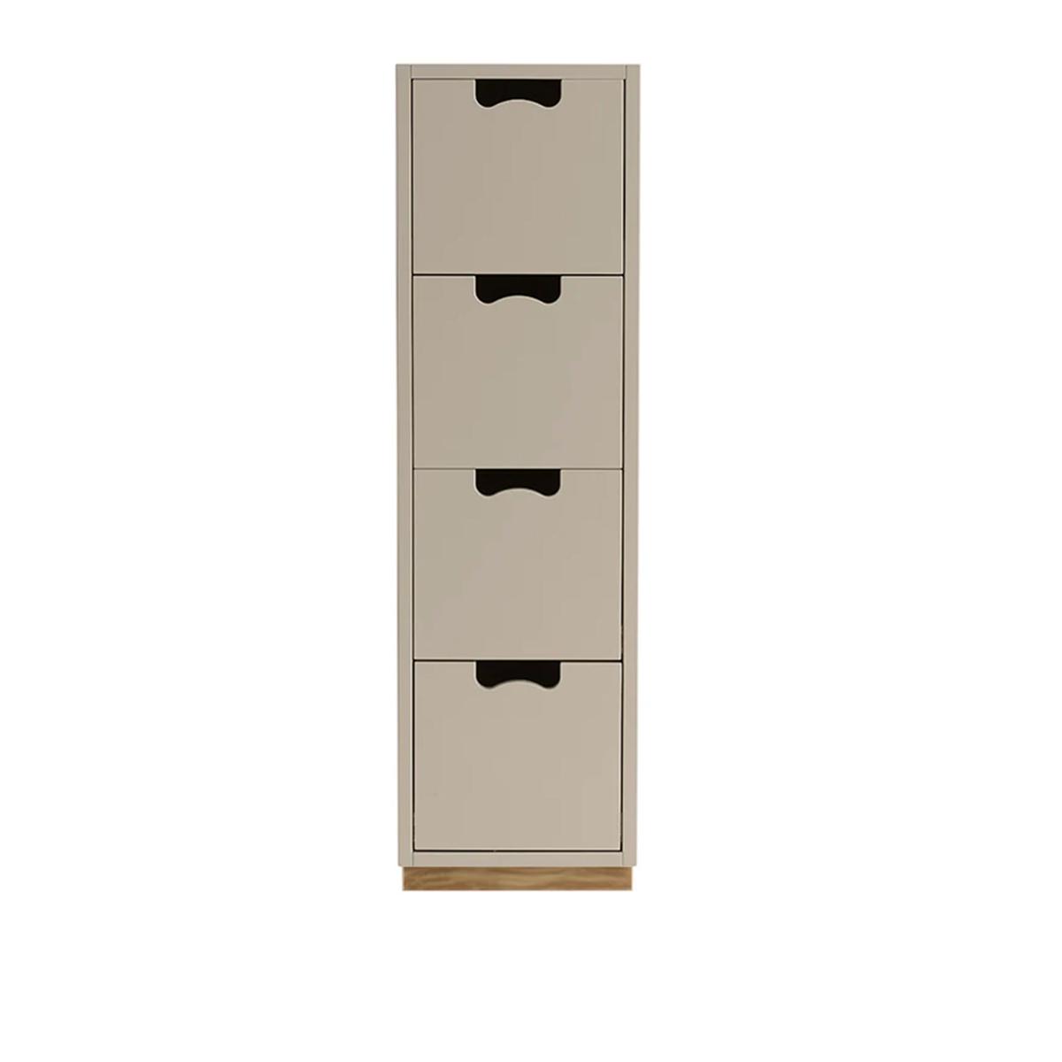 Asplund - Snow Drawer J4 - Dark Sand, Eksockel - Byråer -  Thomas Sandell & Jonas Bohlin - Beige - Trä