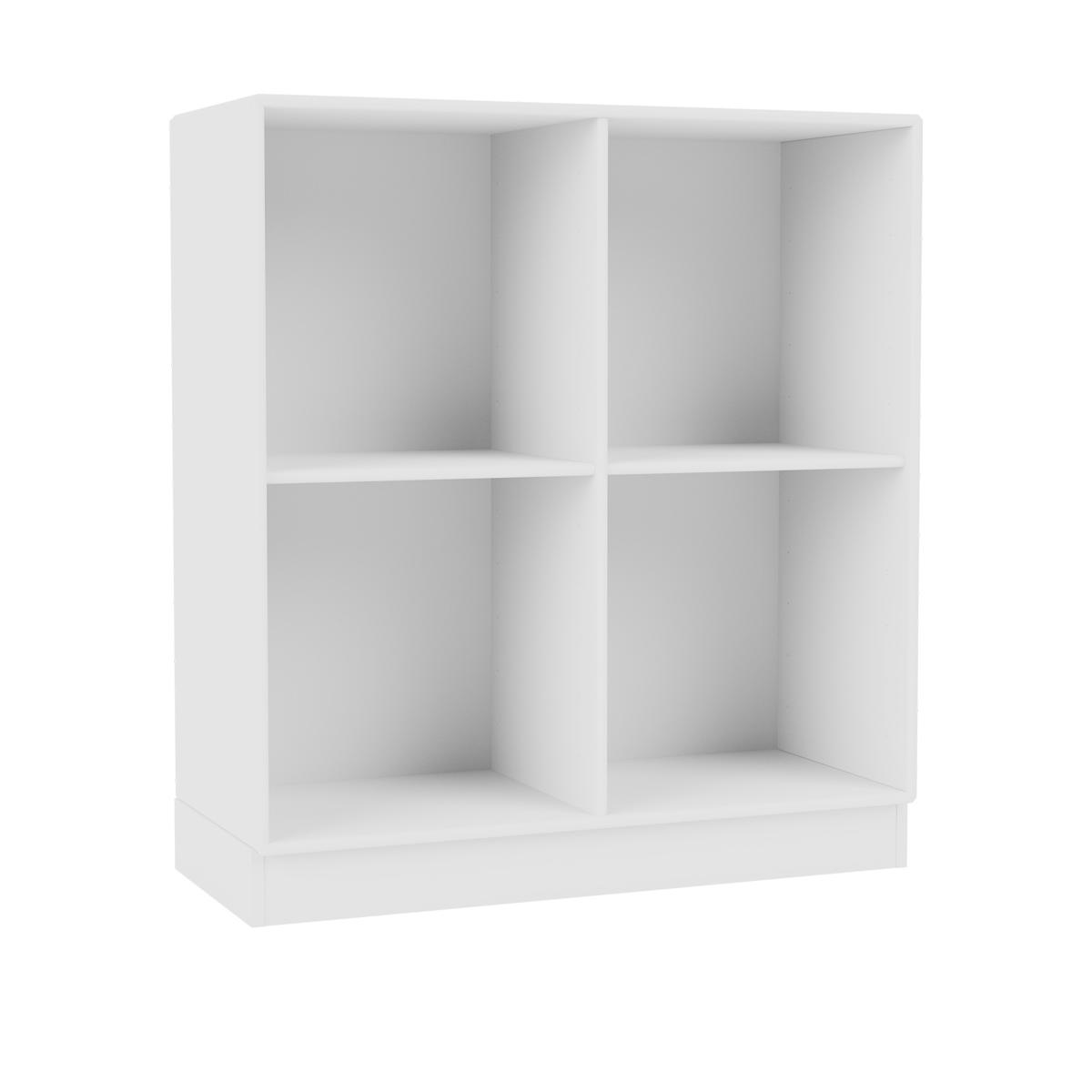 Montana - Show Bookcase, Plinth H7 cm - New White - Hyllor & Hyllsystem - Peter J. Lassen - Vit