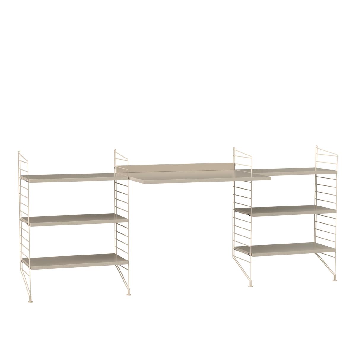 String - Kontor Hyllsystem D Beige / Beige - Beige