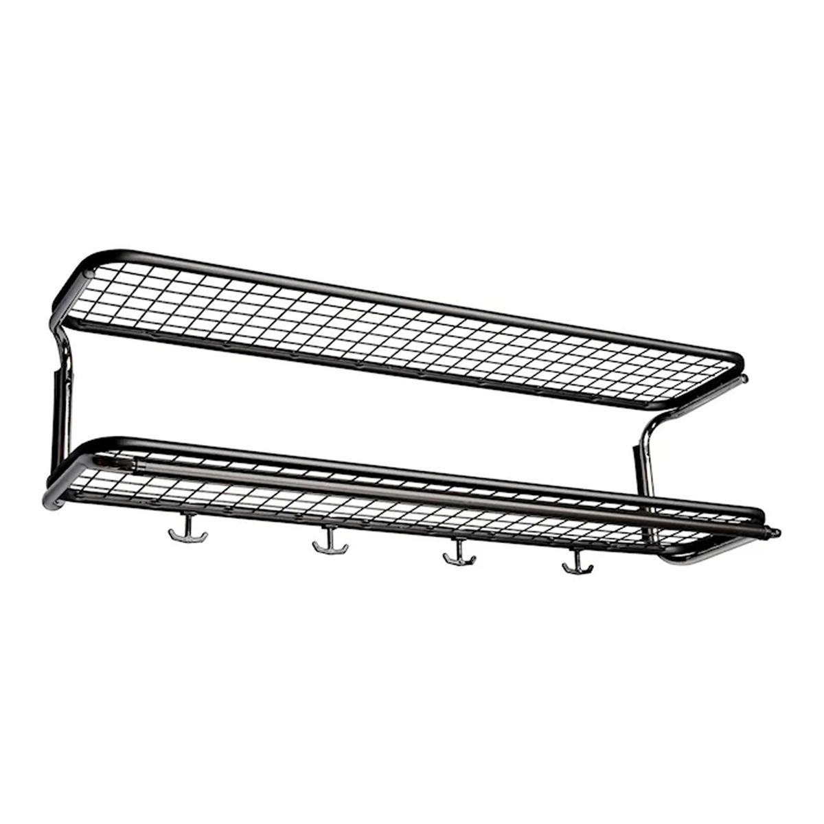 Essem Design - Classic 650 Hatthylla Svart/Svart, 90 cm - Hatthyllor och skohyllor - Gunnar Bolin - Svart - Metall/Plast