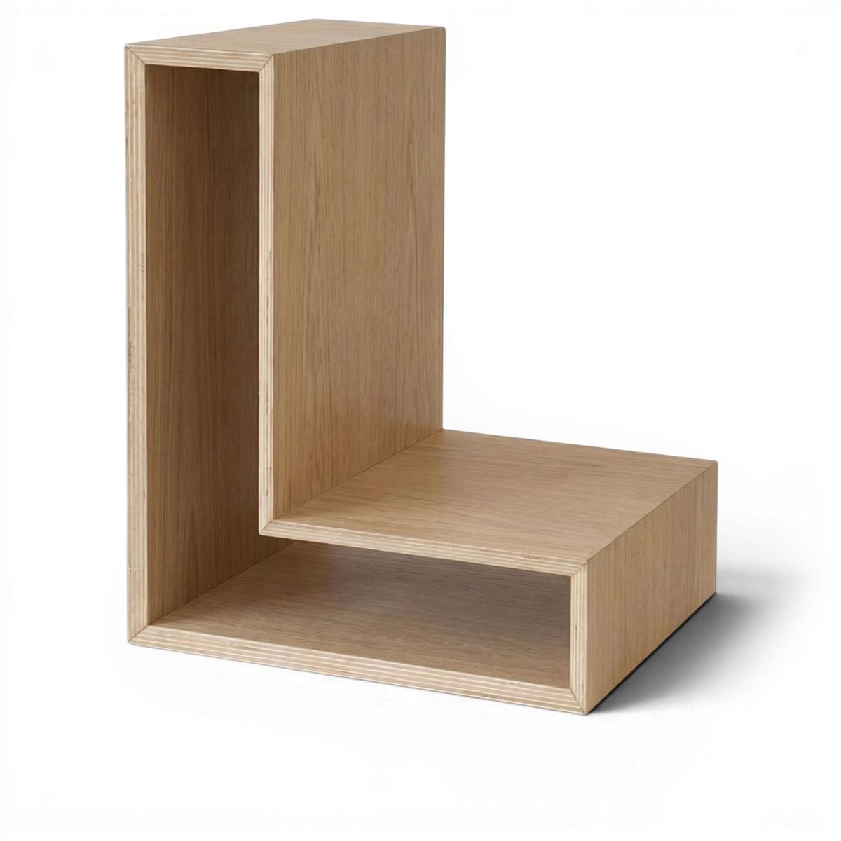 Maze Interior - L-shelf oak - Kent Johansson - Beige - Trä