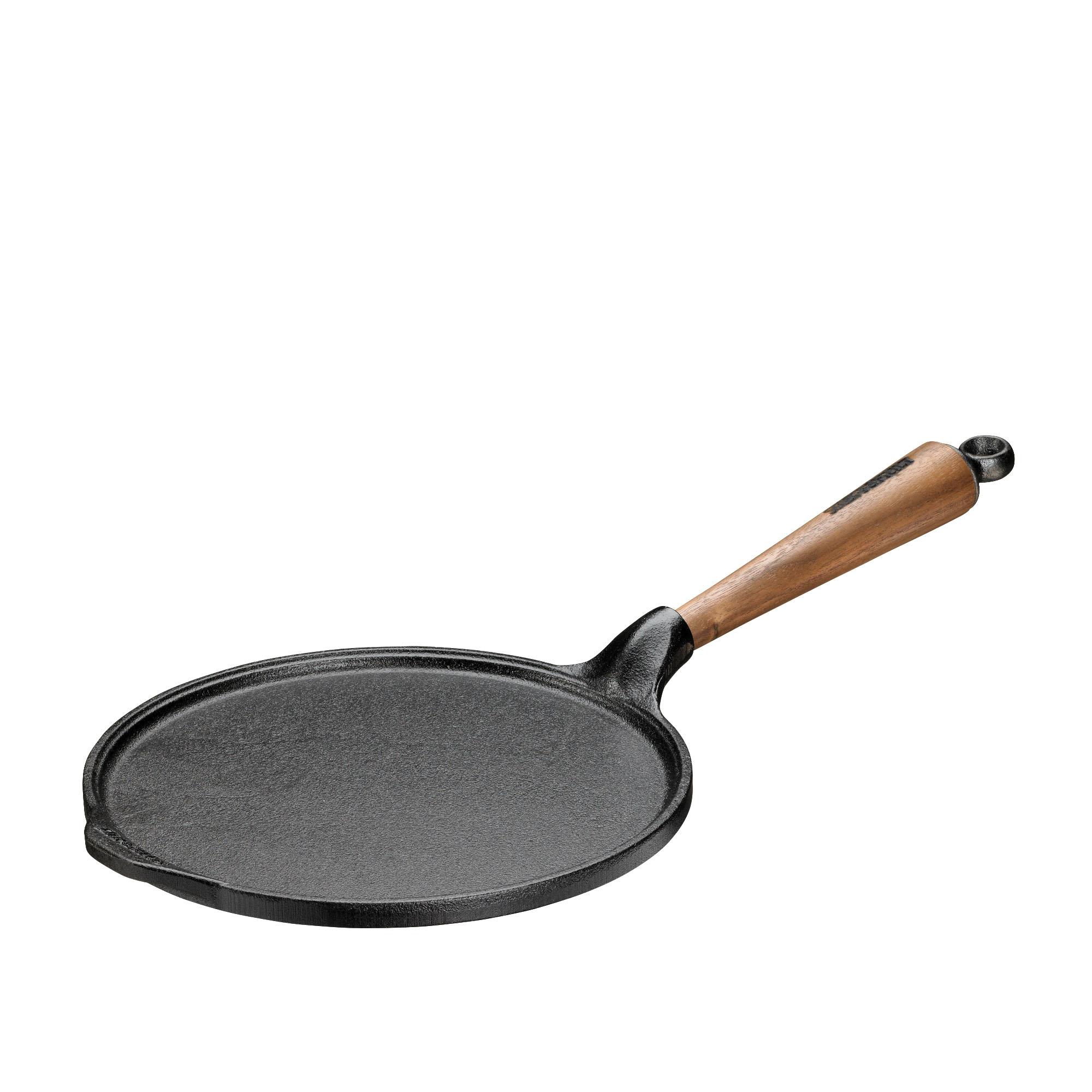 Skeppshult - Pannkakspanna 23 cm med Valnötshandtag - Stekpannor - Svart