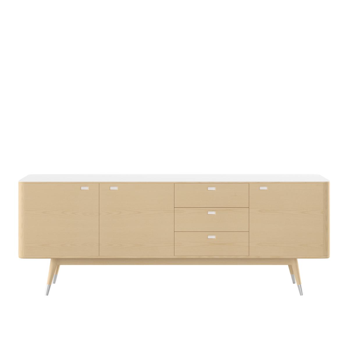Naver Collection - AK 2660 Skänk, Vitoljad ask - Skänkar och sideboards - Nissen & Gehl - Träfärgad - Naturmaterial/Trä