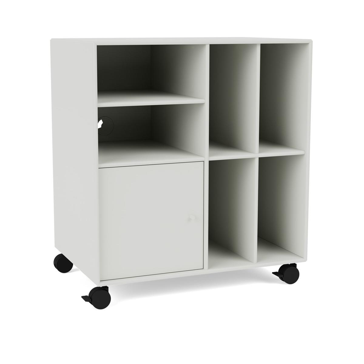 Montana - SPIN II Vinyl Storage, 05-CastorsCR70Black, 09 Nordic - Quickship - Skåp och vitrinskåp - Peter J. Lassen - Grå