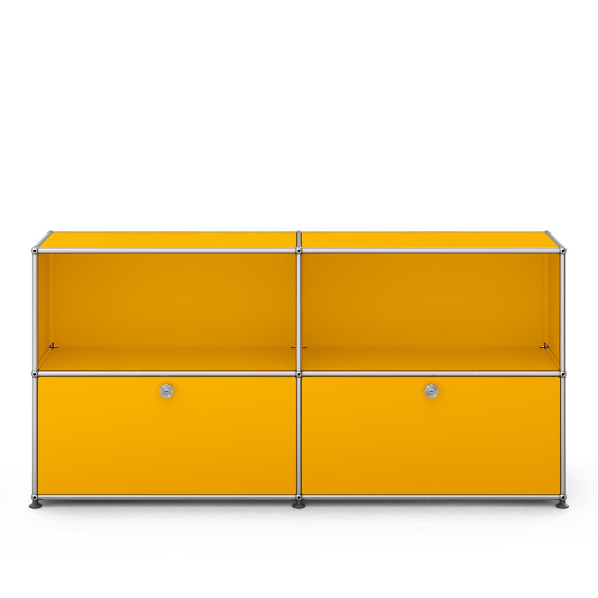 USM - USM Haller Sideboard C2 Golden Yellow - Skänkar och sideboards - Fritz Haller & Paul Schärer - Gul - Metall