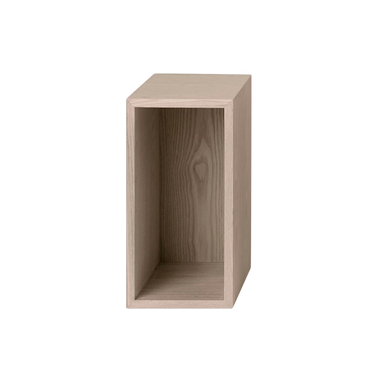 Muuto - Stacked 2.0 Oak Small Backboard - Hyllor - Julien De Smedt - Träfärgad - Trä