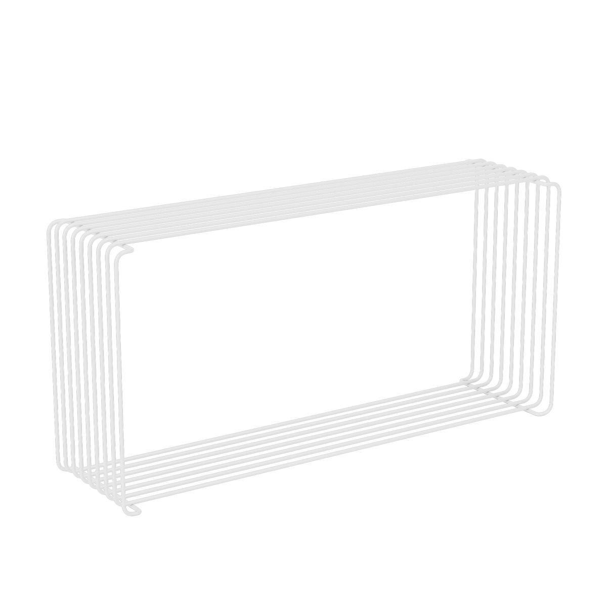 Montana - Panton Wire Extended hylla, D 18,8 - Snow - Hyllor & Hyllsystem - Verner Panton - Vit - Metall