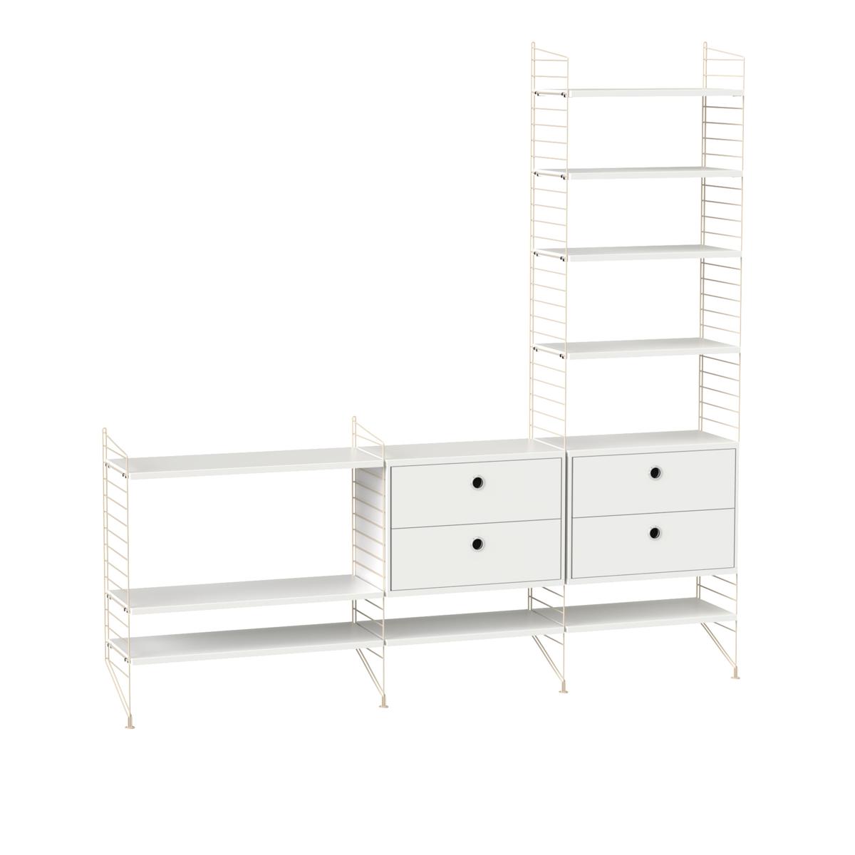String - String Vardagsrum J vit/beige - Nils Strinning - Vit