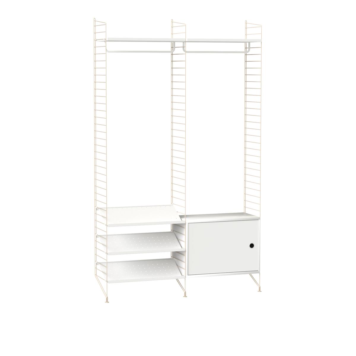 String - Hall hyllsystem S vit/beige - Hyllor och hyllsystem - Nils Strinning - Vit