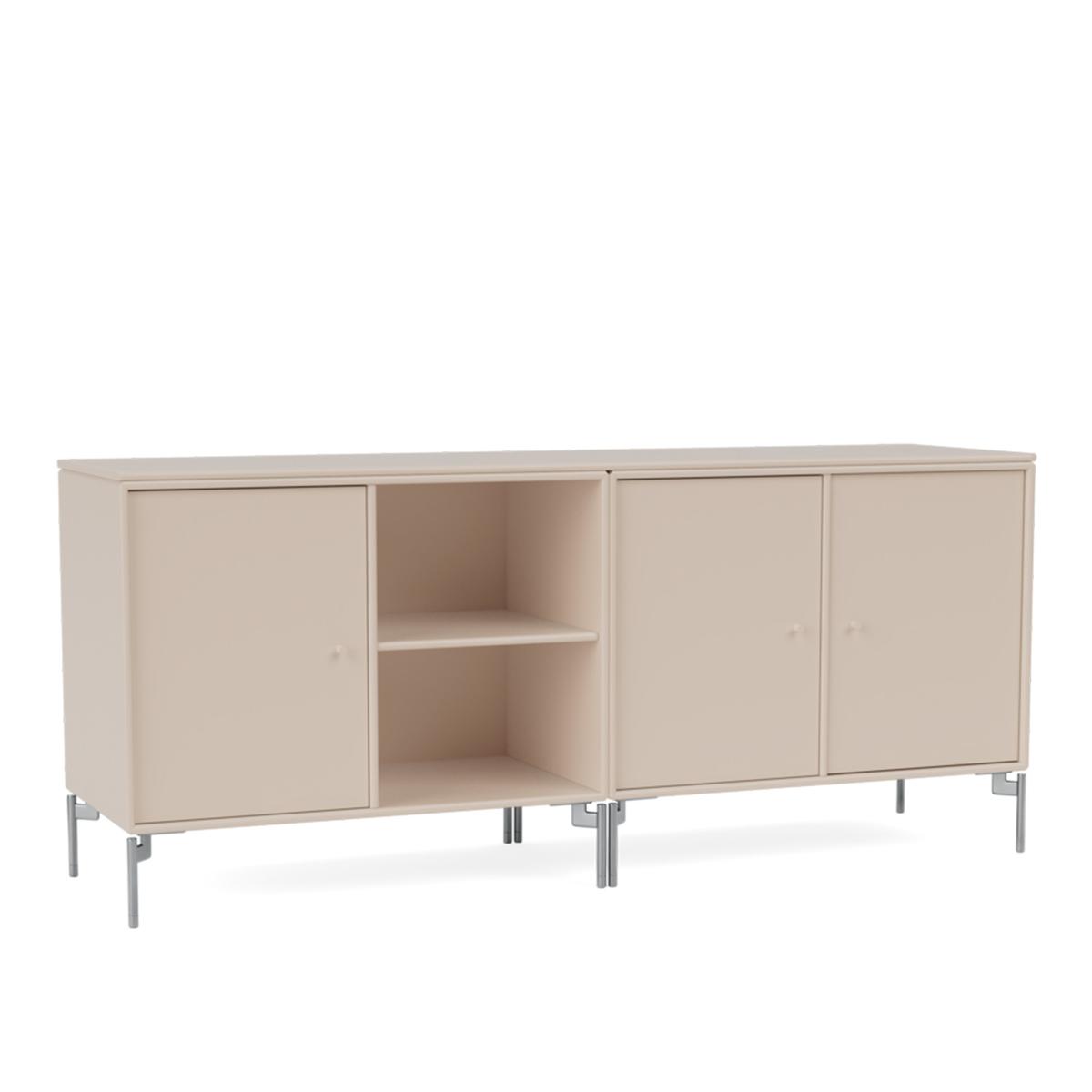 Montana - Save Lowboard 168-Clay Matt Chrome - Skänkar och sideboards - Peter J. Lassen - Beige - Trä