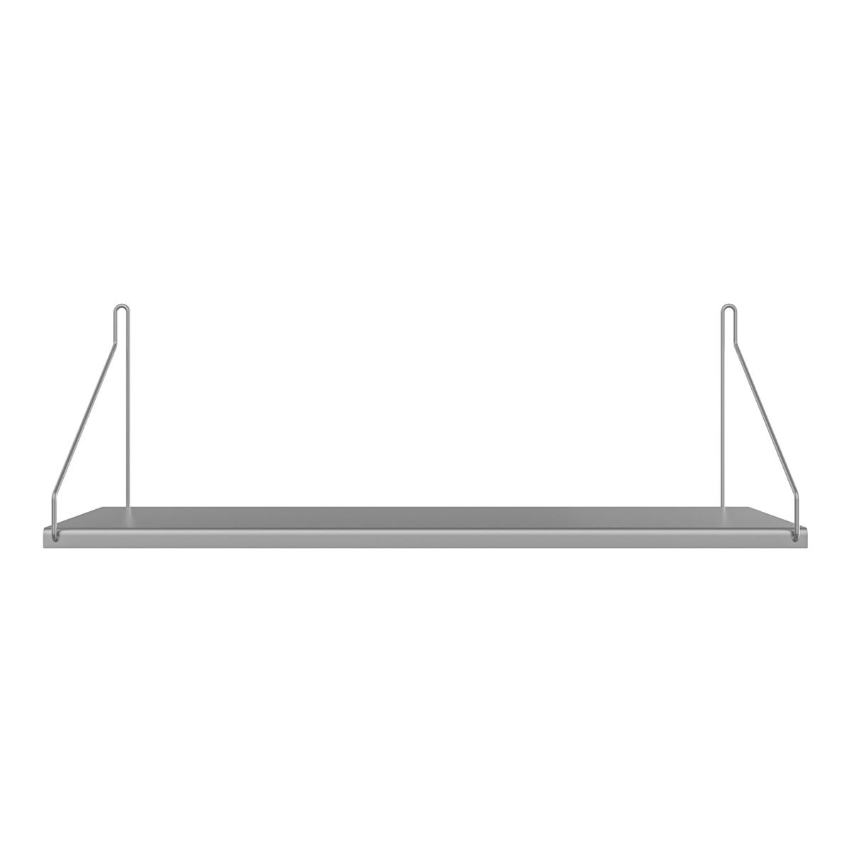 Frama - Single Shelf vägghylla Stainless Steel D20 W60 - Kim Richardt - Silver - Metall