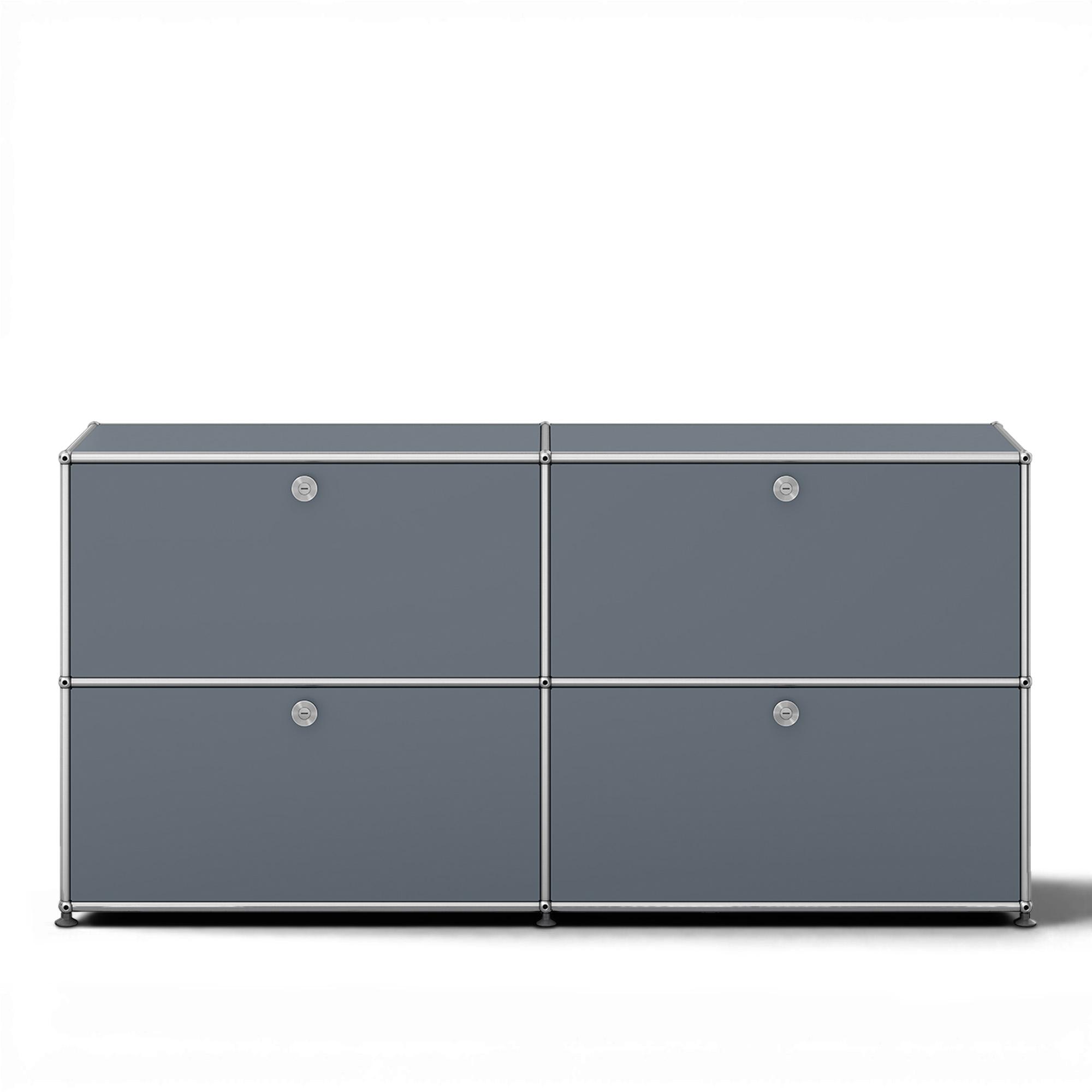 USM - USM Haller 109 Sideboard USM Mid Gray - Sideboards - Fritz Haller & Paul Schärer - Grå - Metall