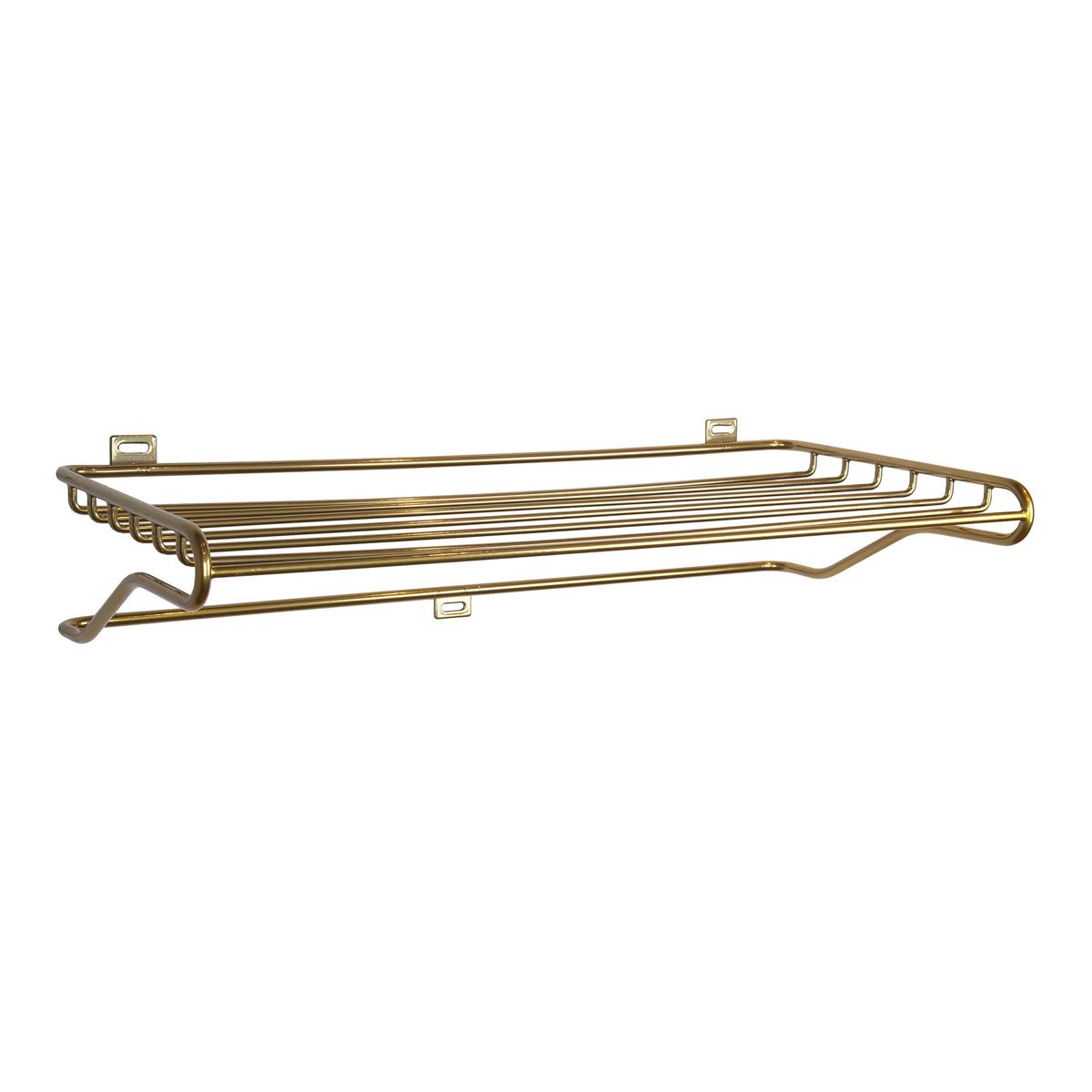 Maze Interior - Shoe Shelf - Mässing - Hatthyllor och skohyllor - Olof Kolte - Silver - Metall