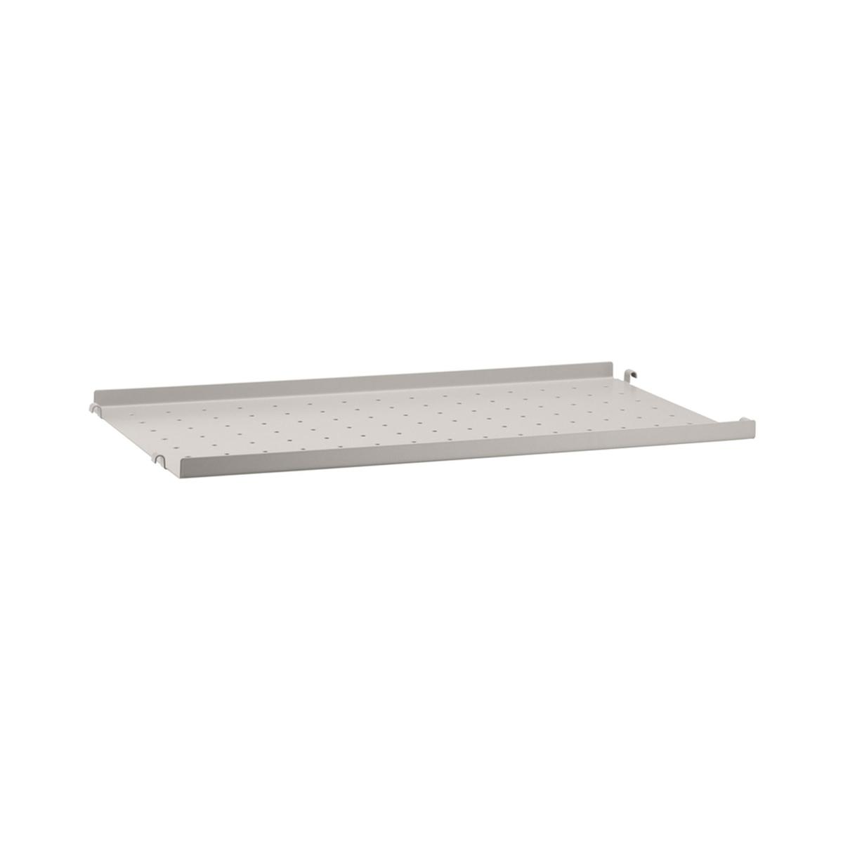 String - Metallhyllplan låg kant 58 x 30 cm beige - Hyllsystem - Beige - Metall