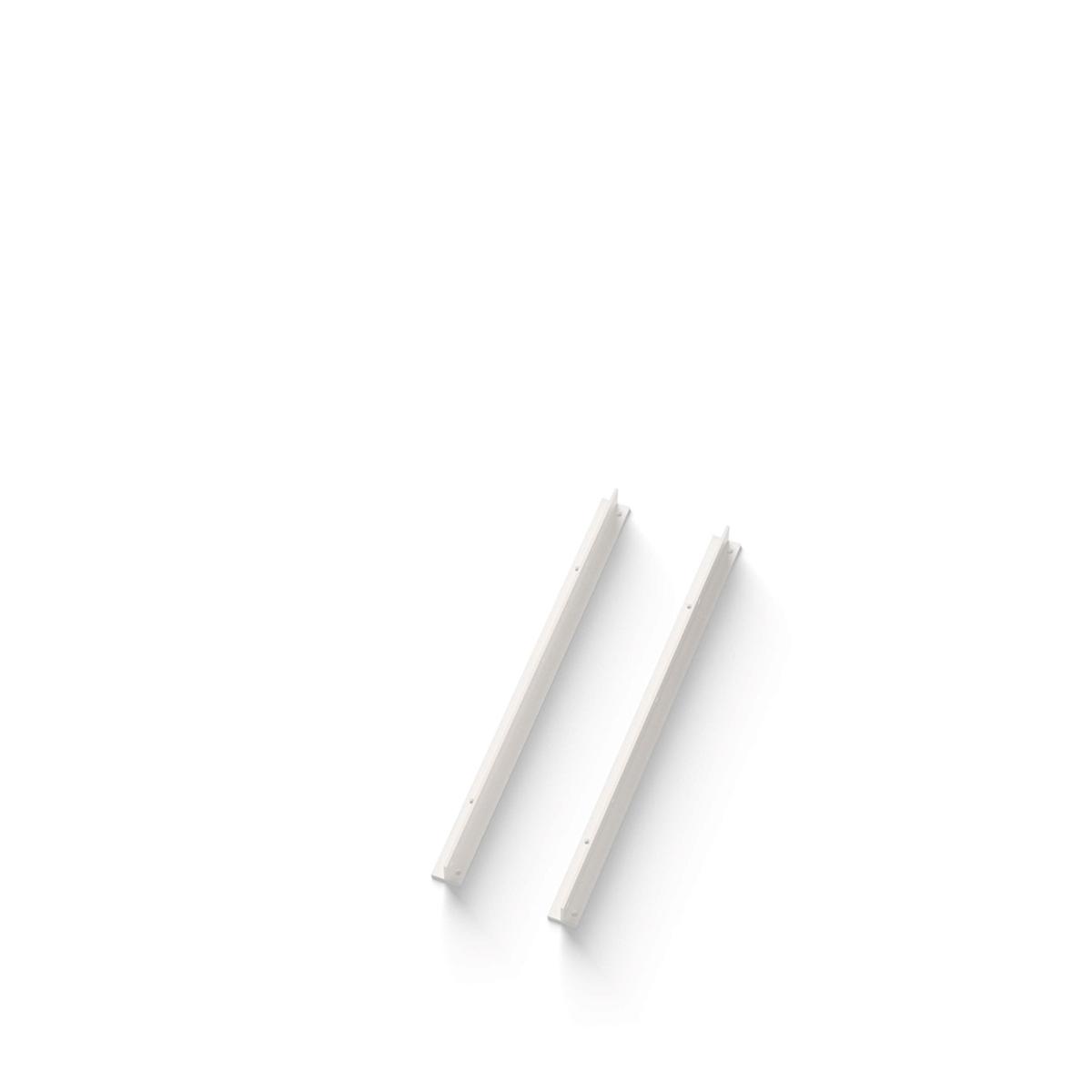 New Works - Wall Bar 450 2-pack White - Hyllor - Knut Bendik Humlevik - Vit - Metall